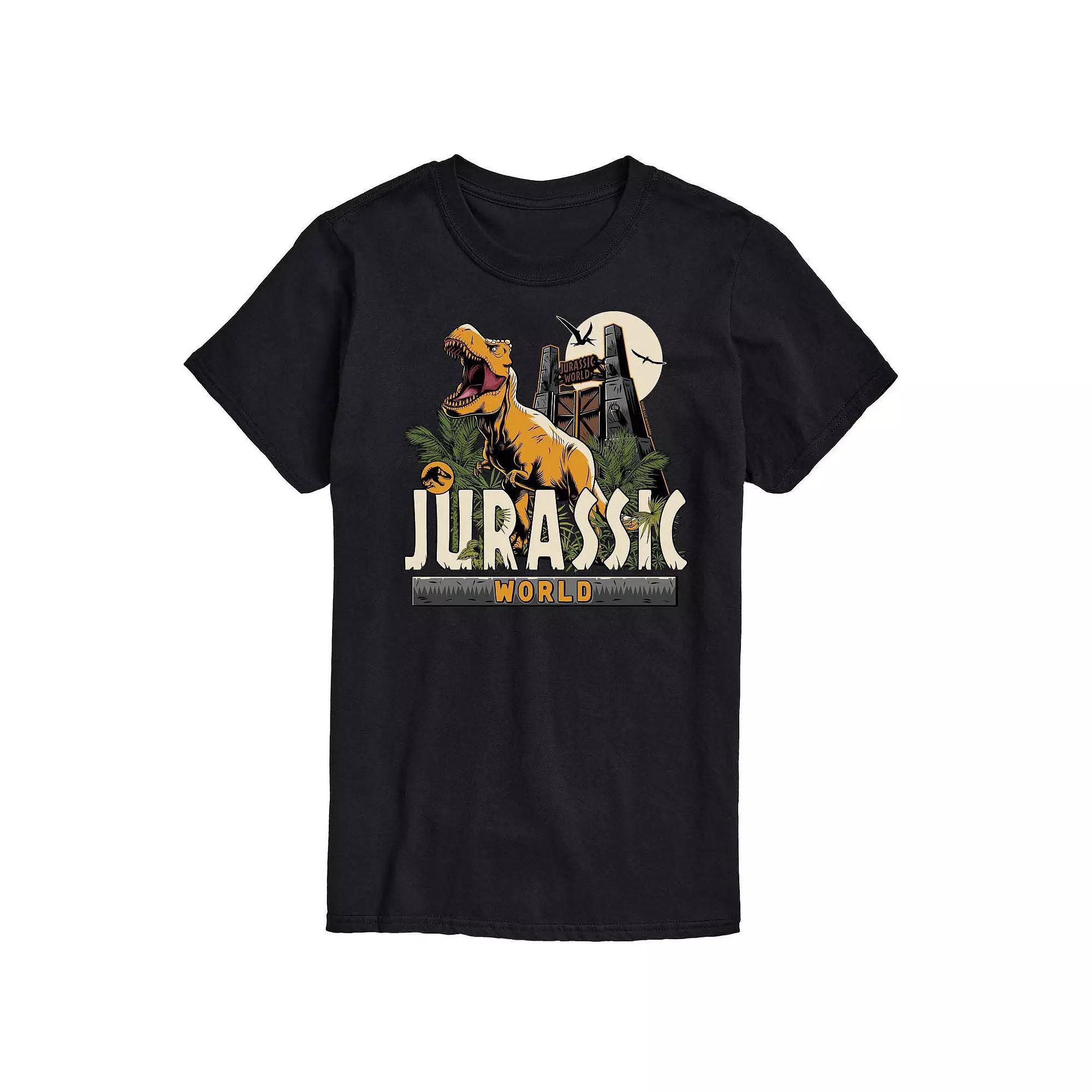 Mens Jurassic World T Rex Graphic Tee Product Image