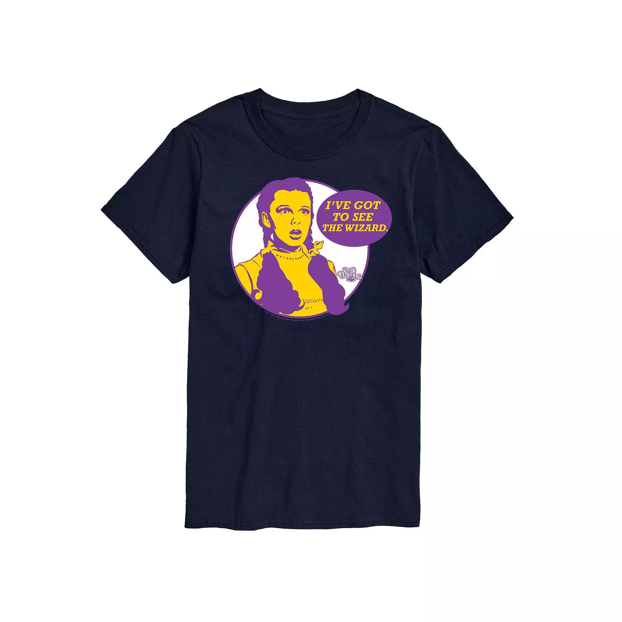 Mens Magically Stopped Caring Graphic Tee Blue Product Image