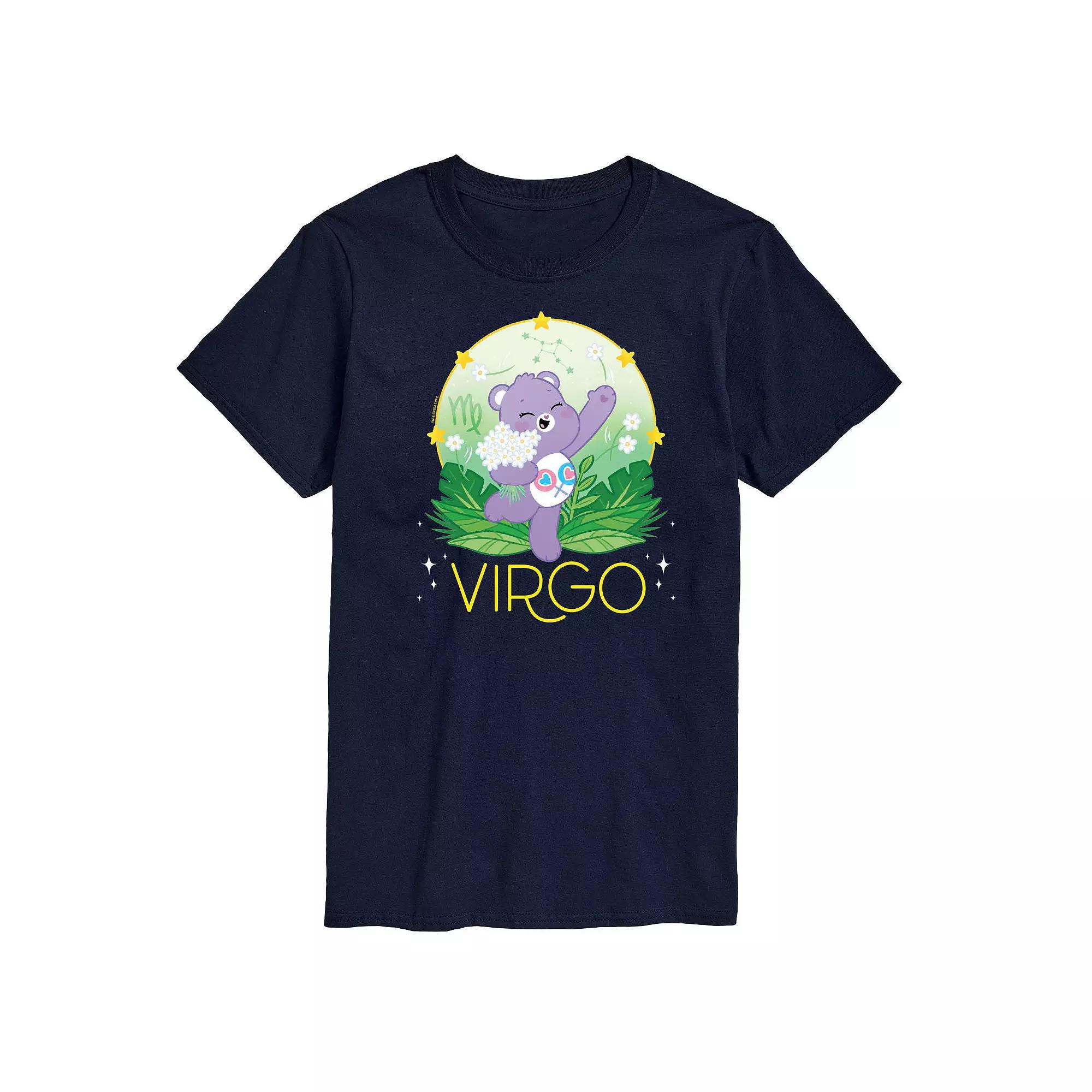 Mens Care Bears Virgo Graphic Tee Blue Product Image
