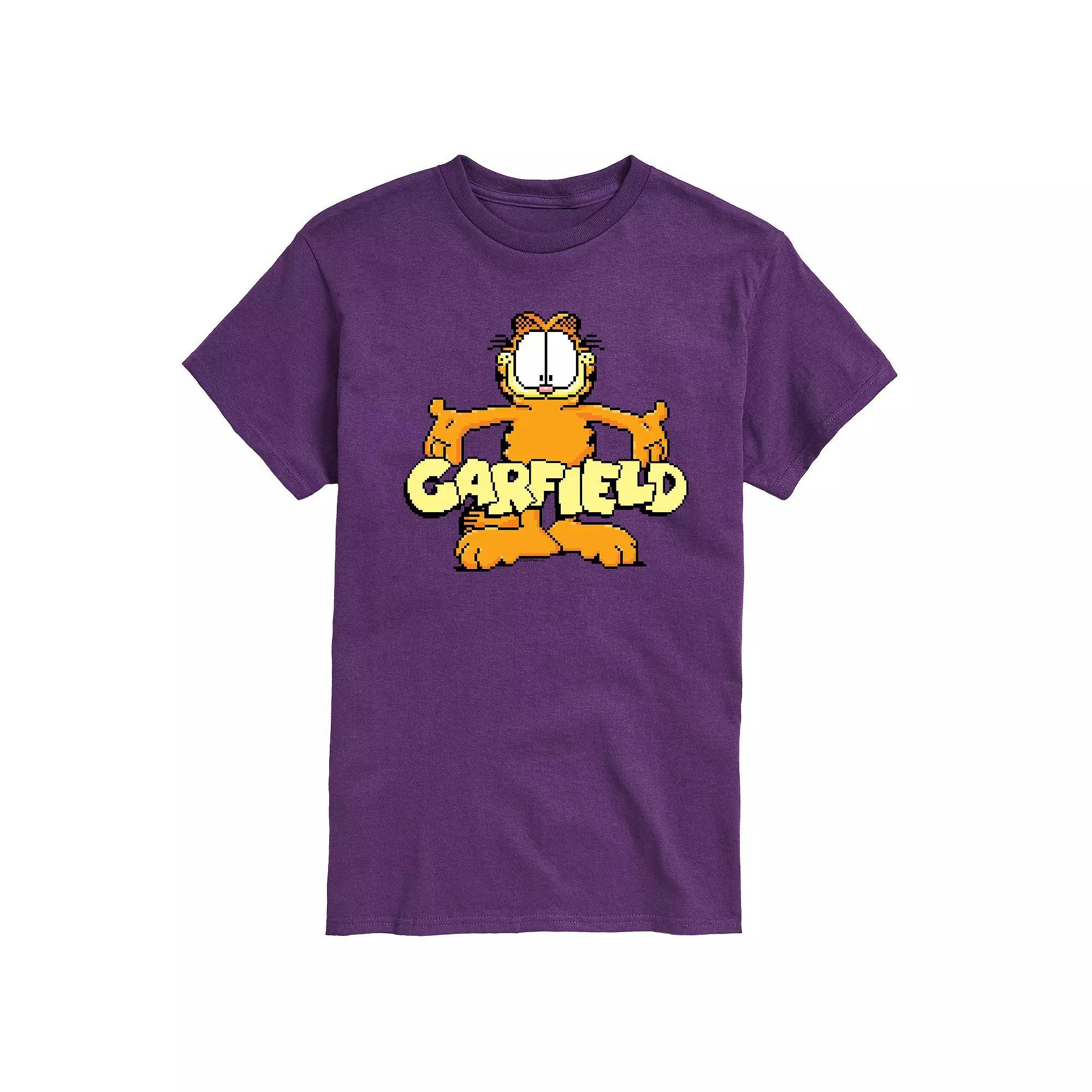 Mens Garfield Standing Logo Graphic Tee Product Image