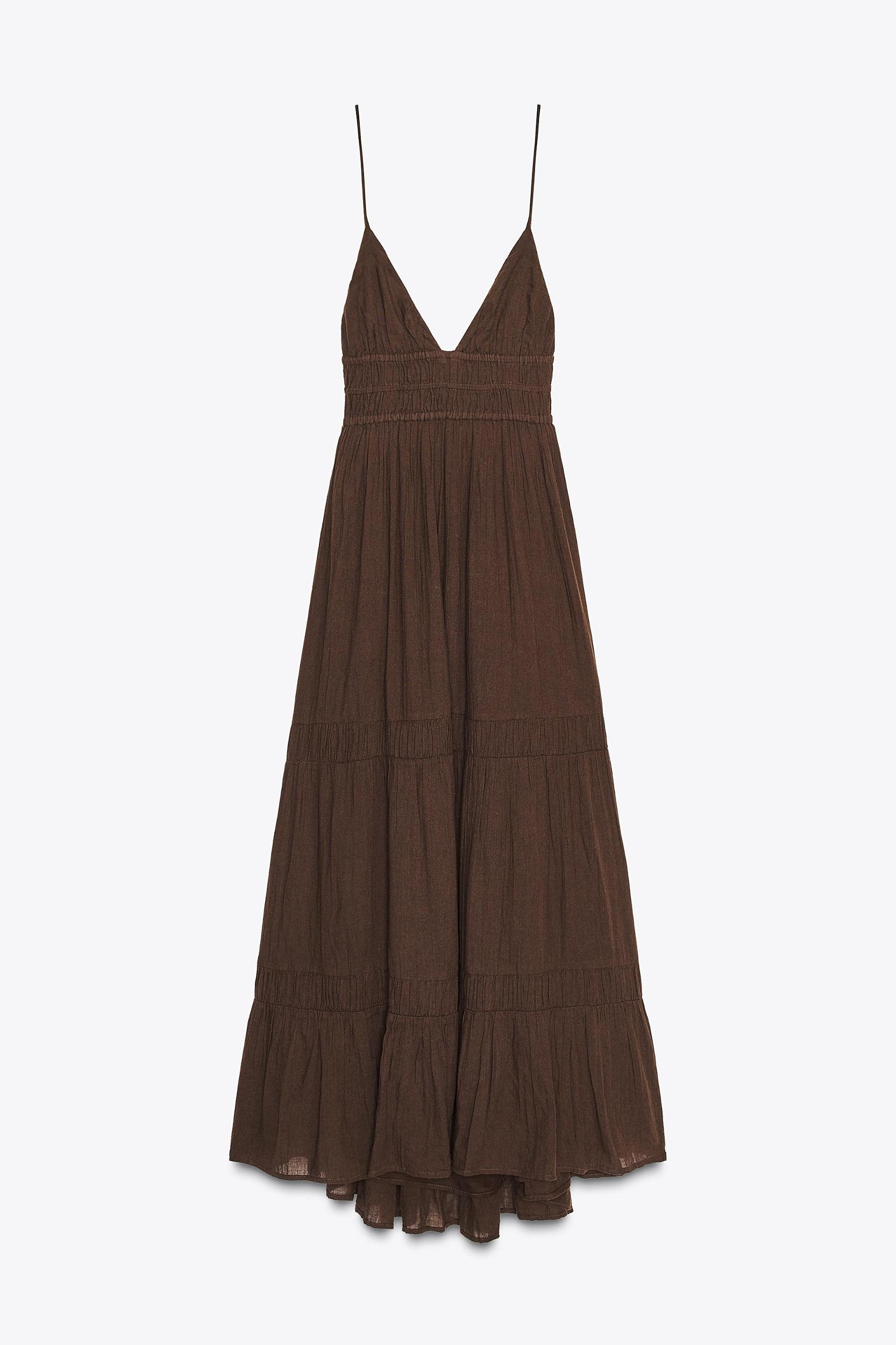 GAUZE MIDI DRESS Product Image