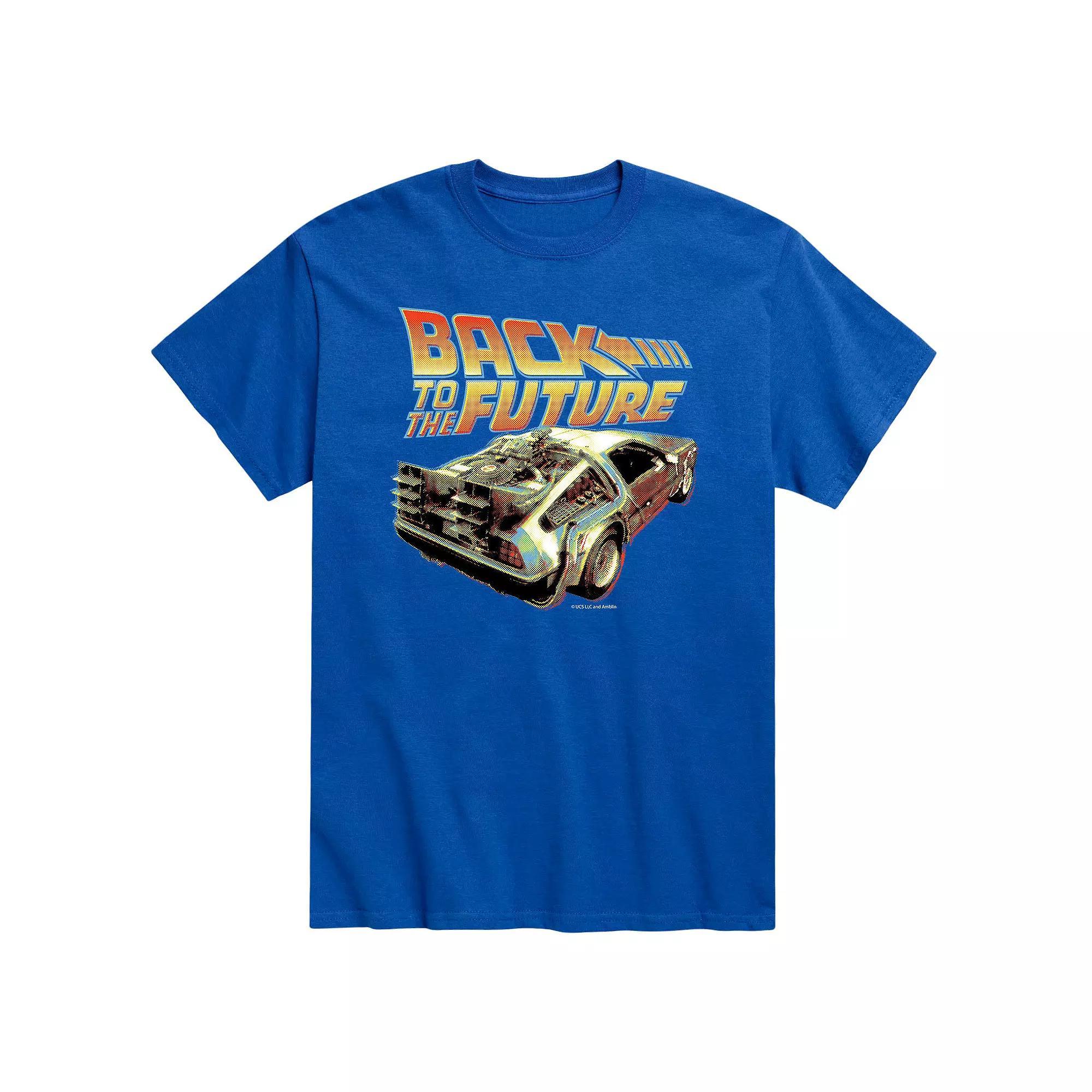 Mens Back To The Future Deloran Tee Product Image