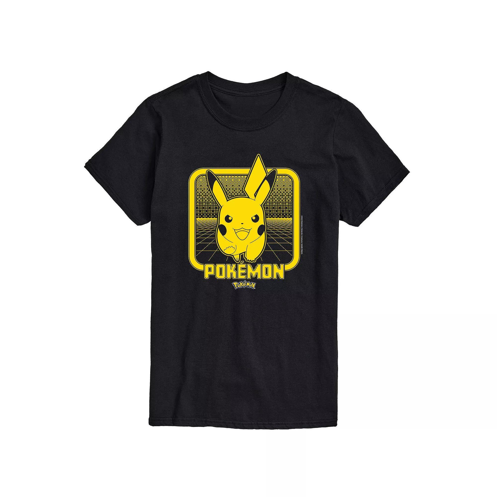 Mens Pokemon Pika Retro Gamer Tee Product Image