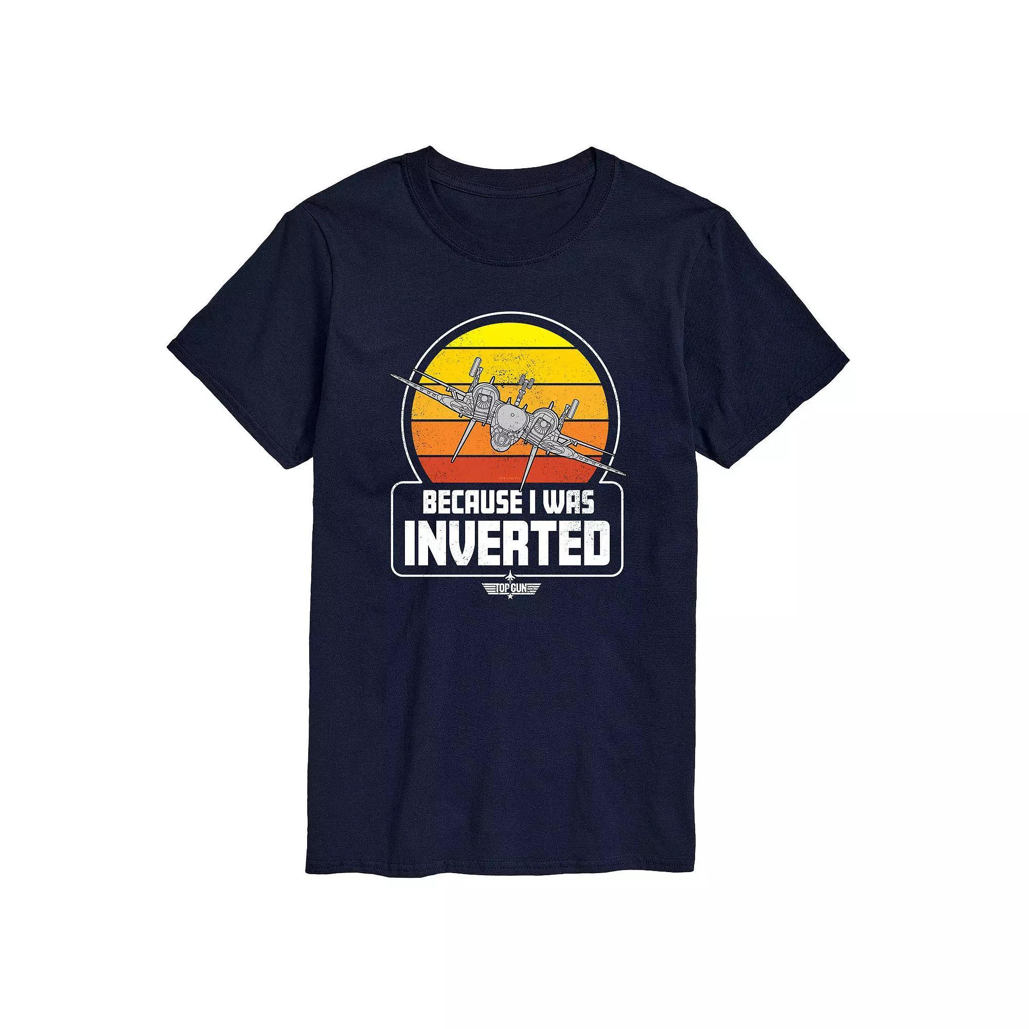 Mens Top Gun Inverted Tee Blue Product Image