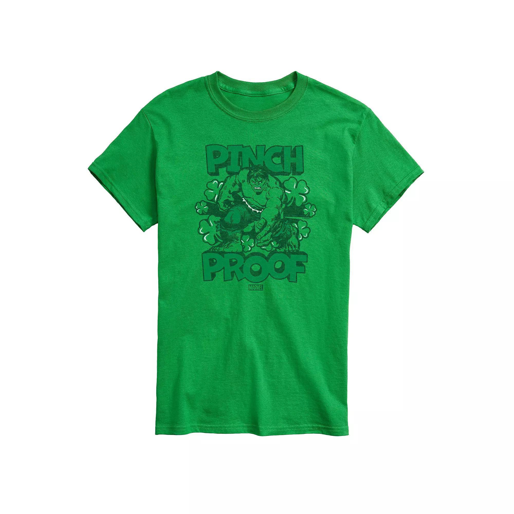 Mens Marvel Hulk Pinch Proof St. Patricks Day Product Image