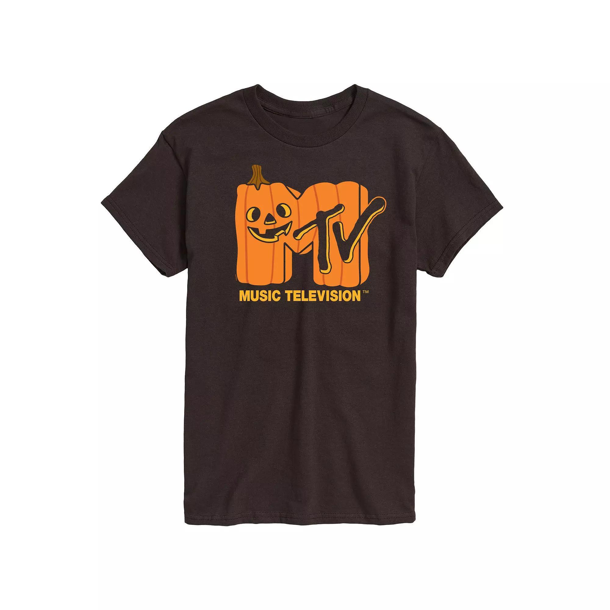 Big & Tall MTV Jack O Lantern Logo Graphic Tee, Mens Product Image