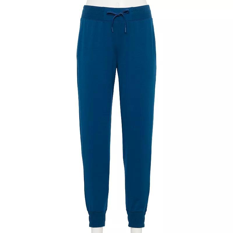 Women's Tek Gear® French Terry Joggers, Size: XL, Blue Romance Product Image