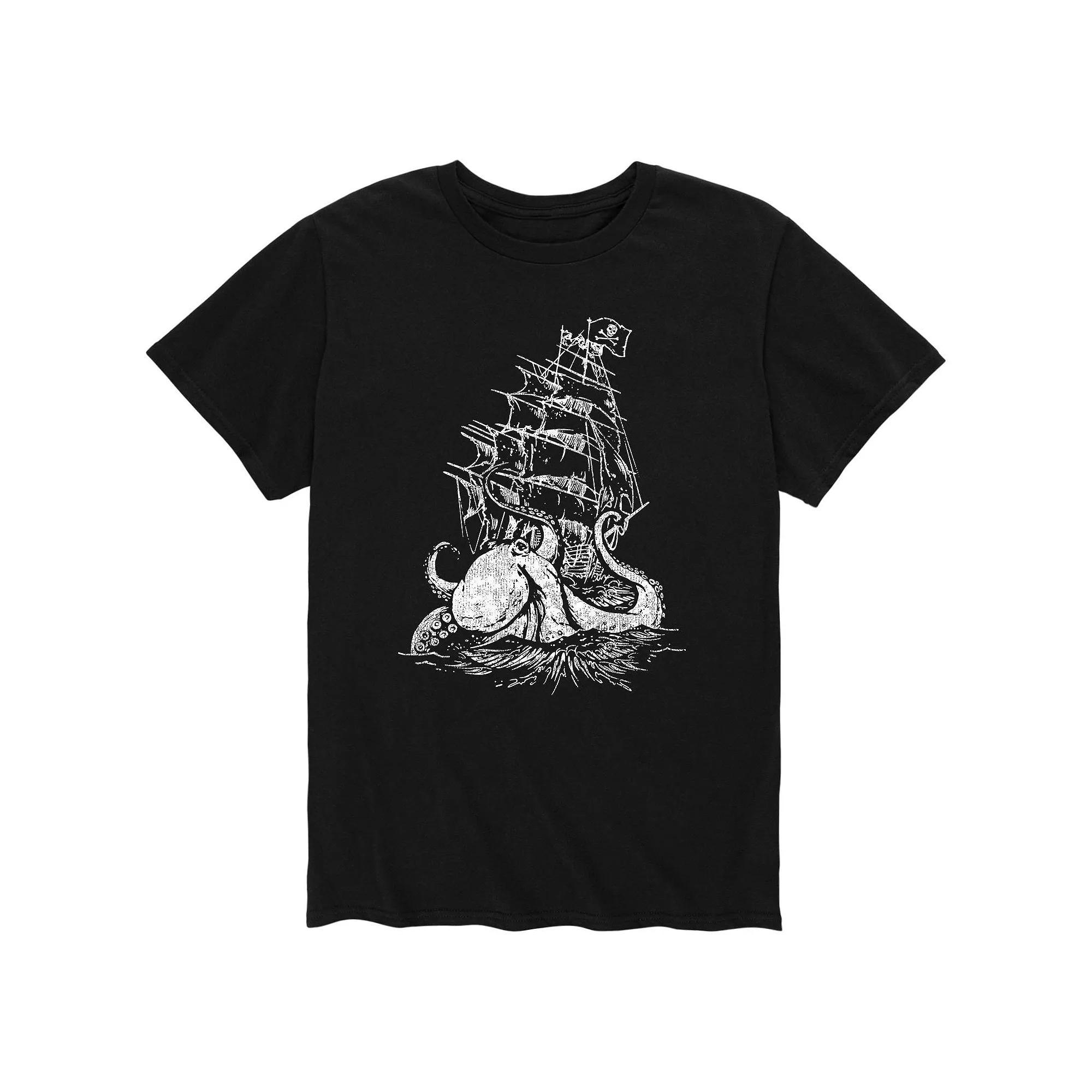 Mens Kraken Ship Tee Product Image