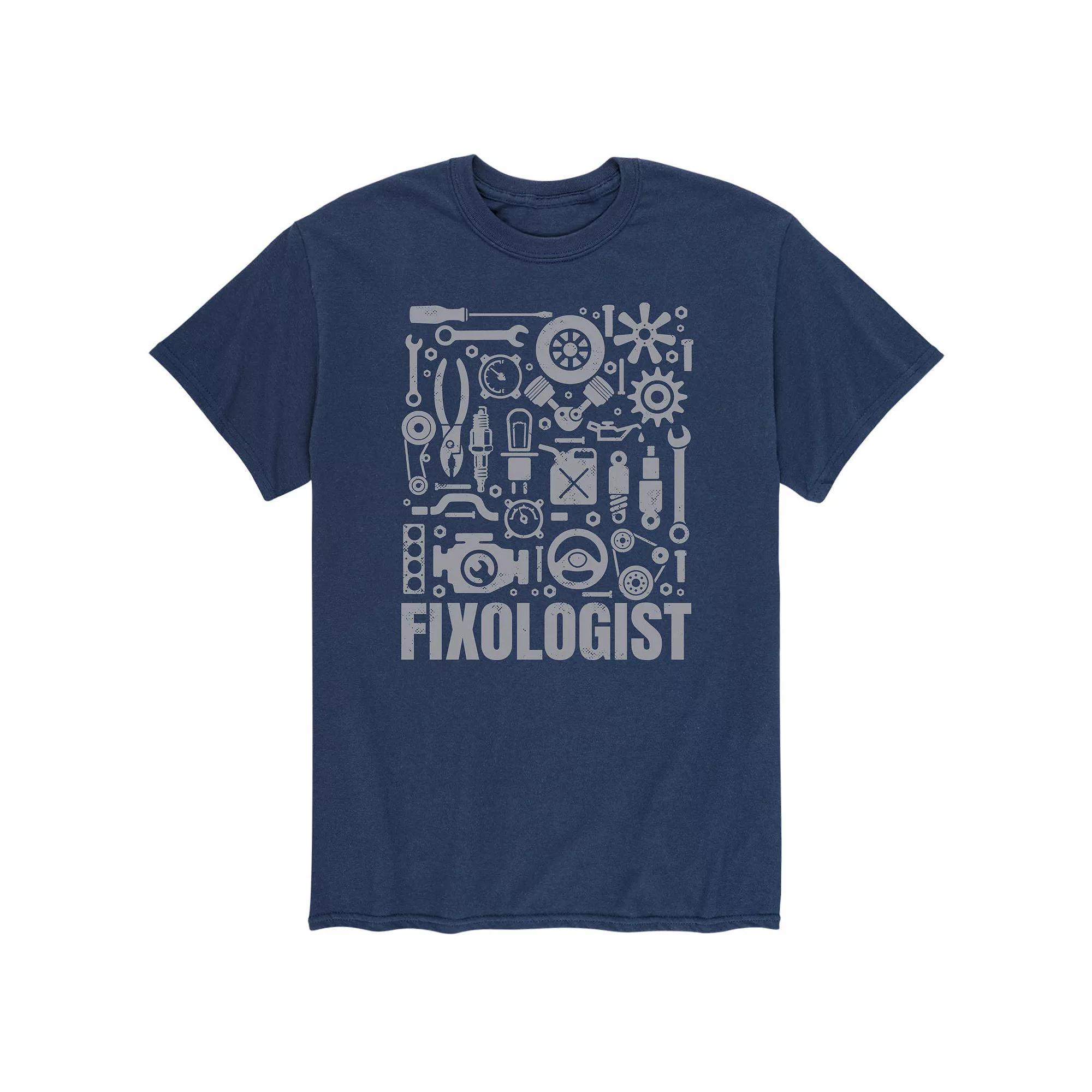 Men's Fixologist Tee, Size: Small, Blue Product Image