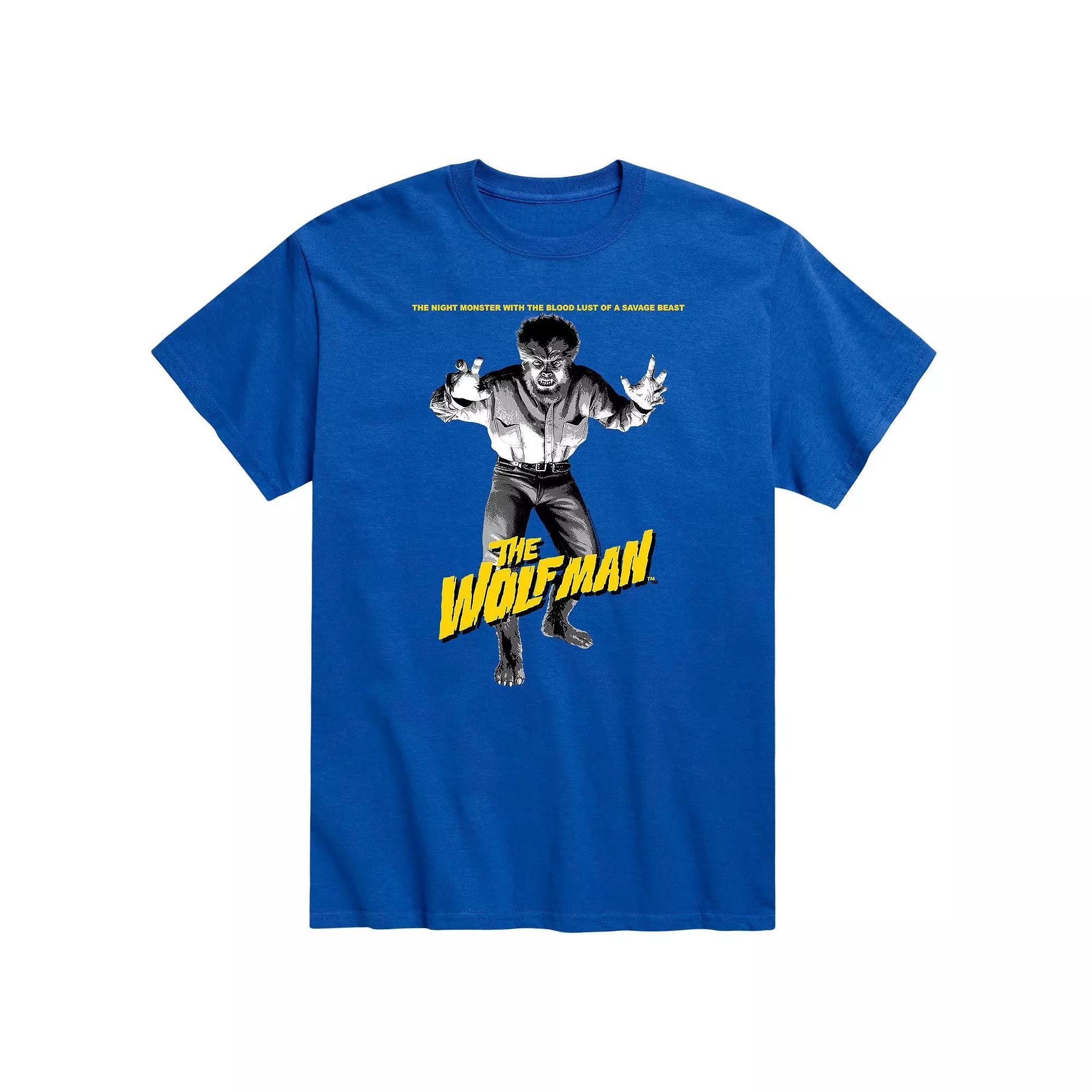 Big & Tall Universal Monsters The Wolfman Graphic Tee, Mens Product Image