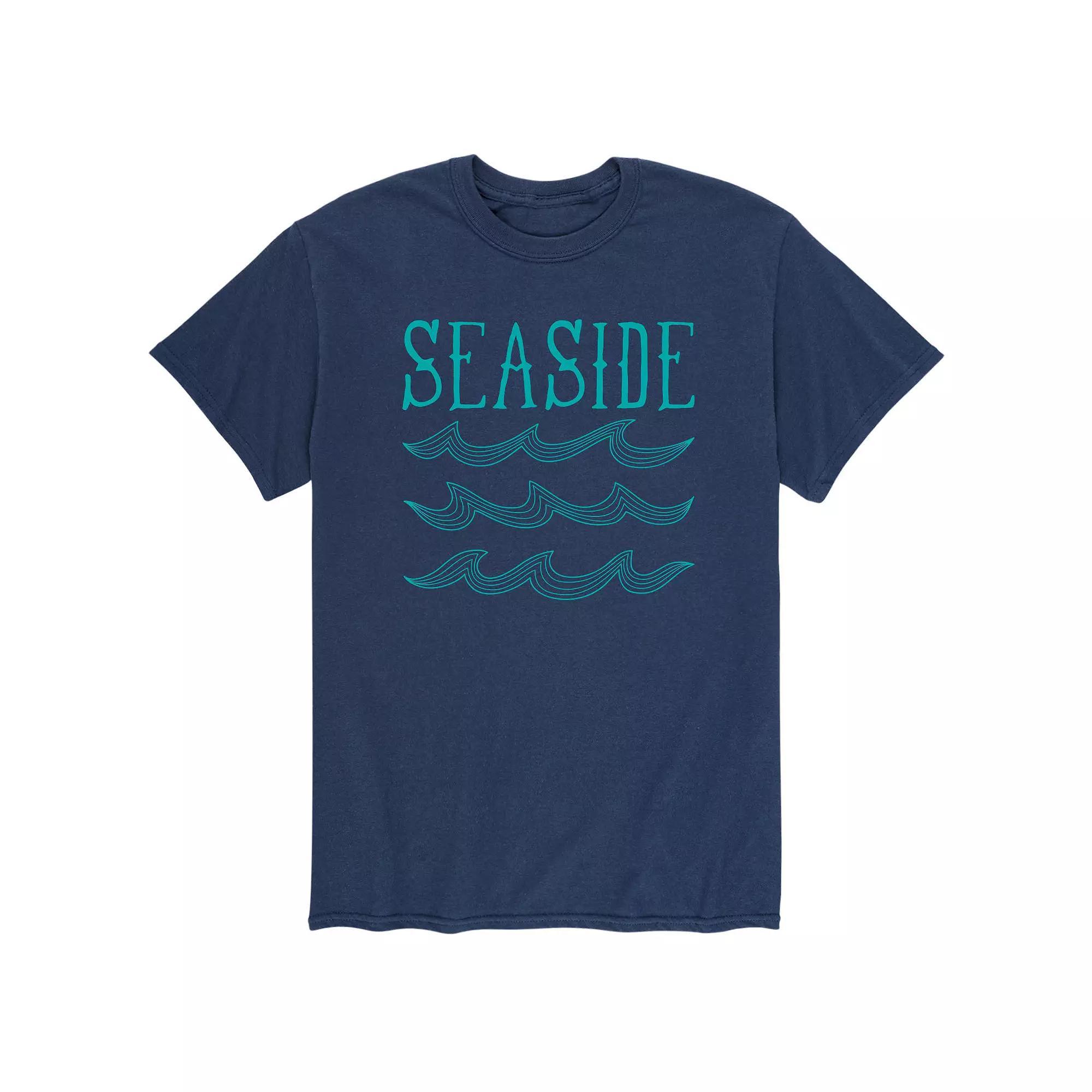 Mens Seaside Waves Tee Product Image