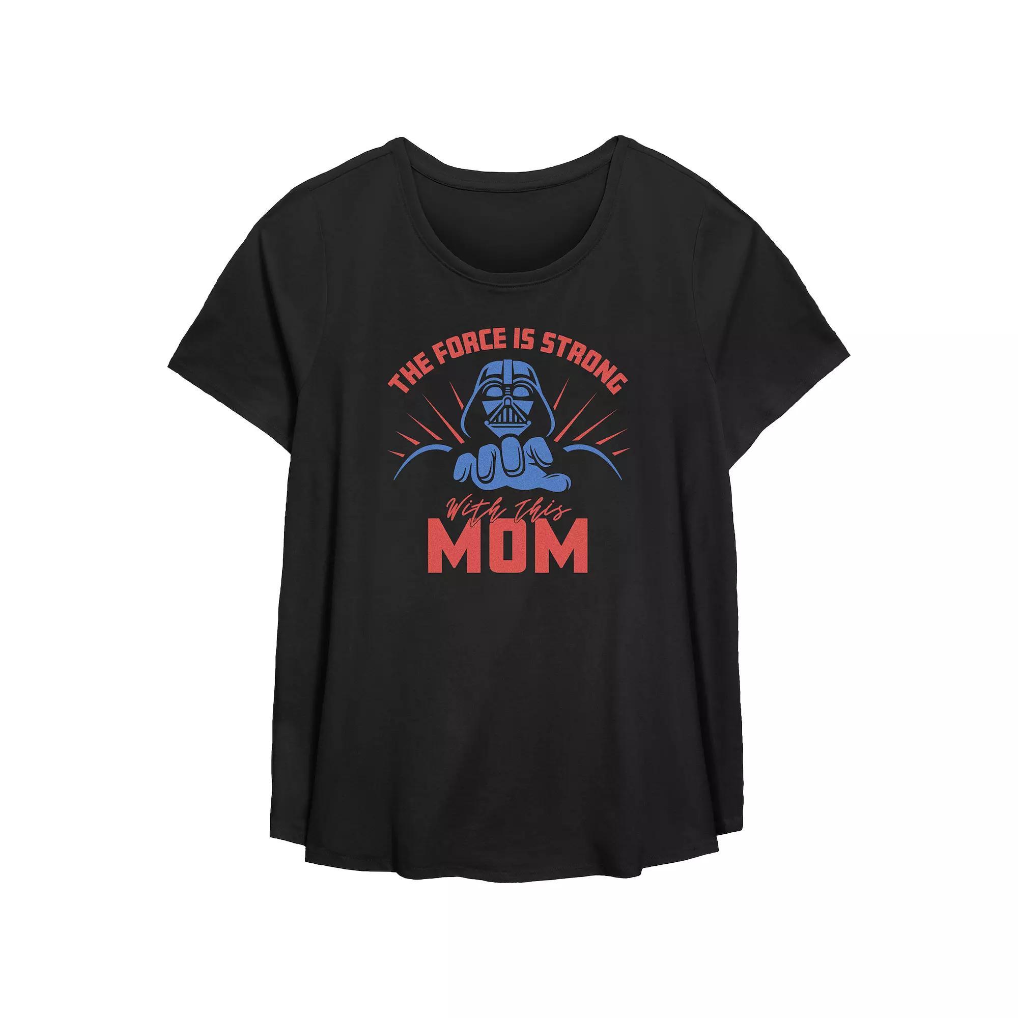 Missy Plus Size New Year Same Mess Flowy Tee, Girl's, Size: 0X, Black Product Image