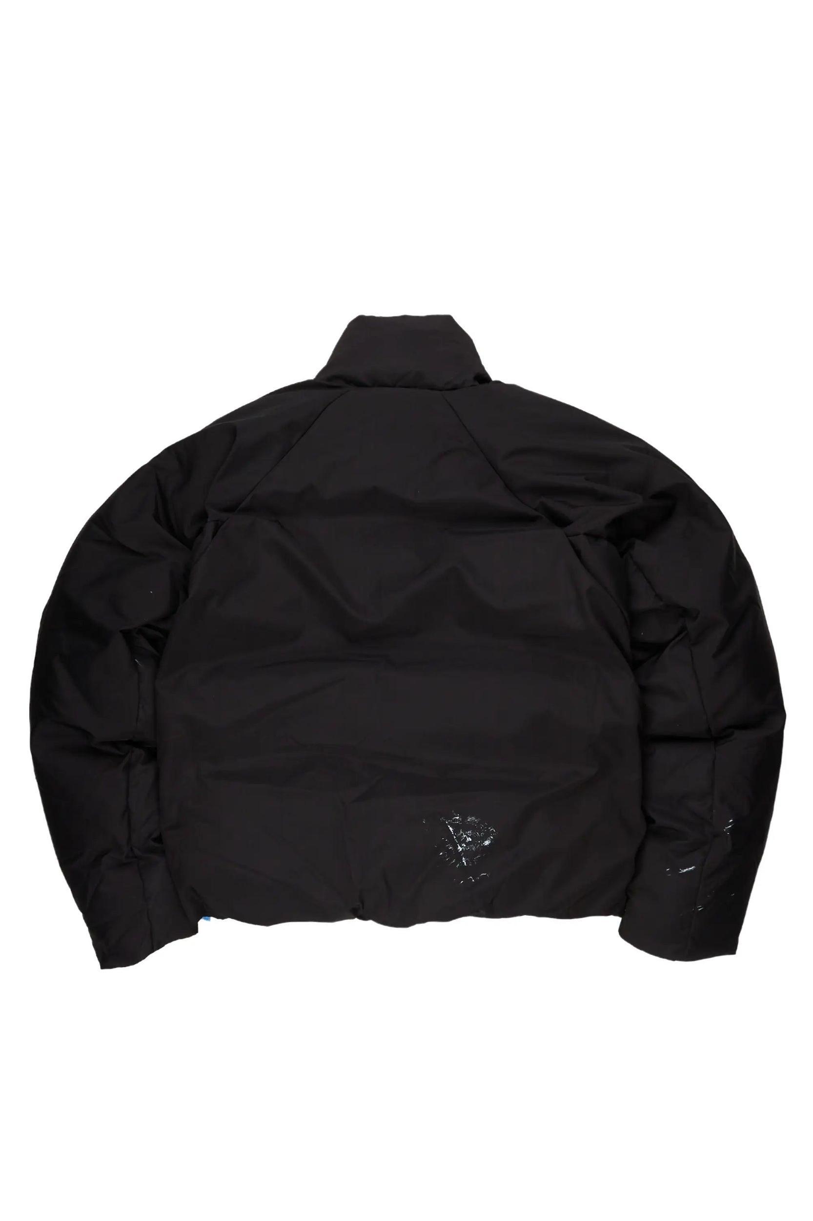 Rabbie Black/Red Puffer Jacket Male Product Image
