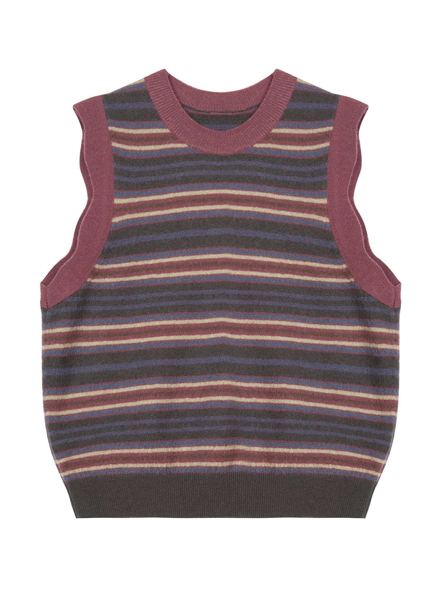 JNBY Striped Knitted Vest Product Image