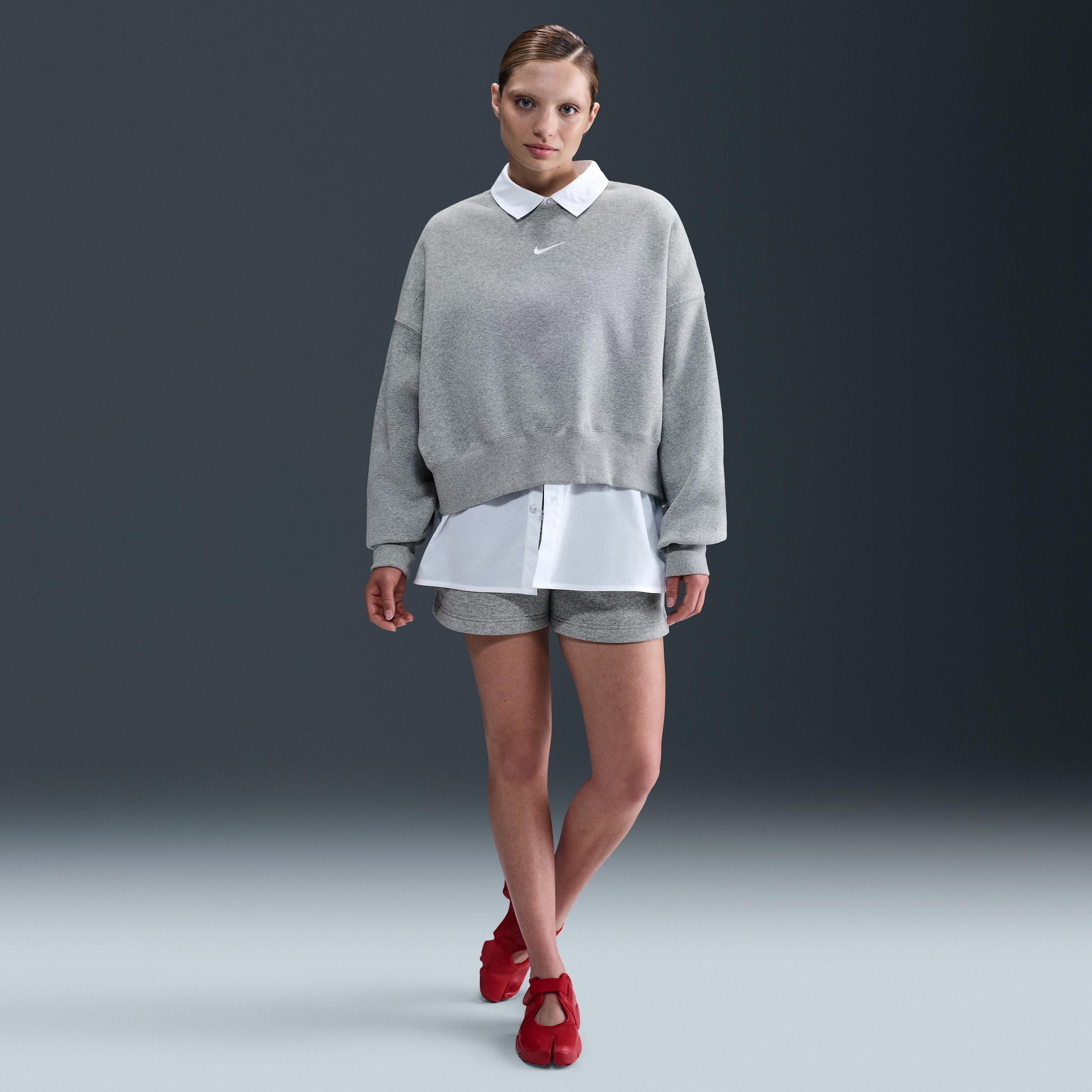 Women's Nike Sportswear Phoenix Fleece Over-Oversized Crew-Neck Sweatshirt Product Image