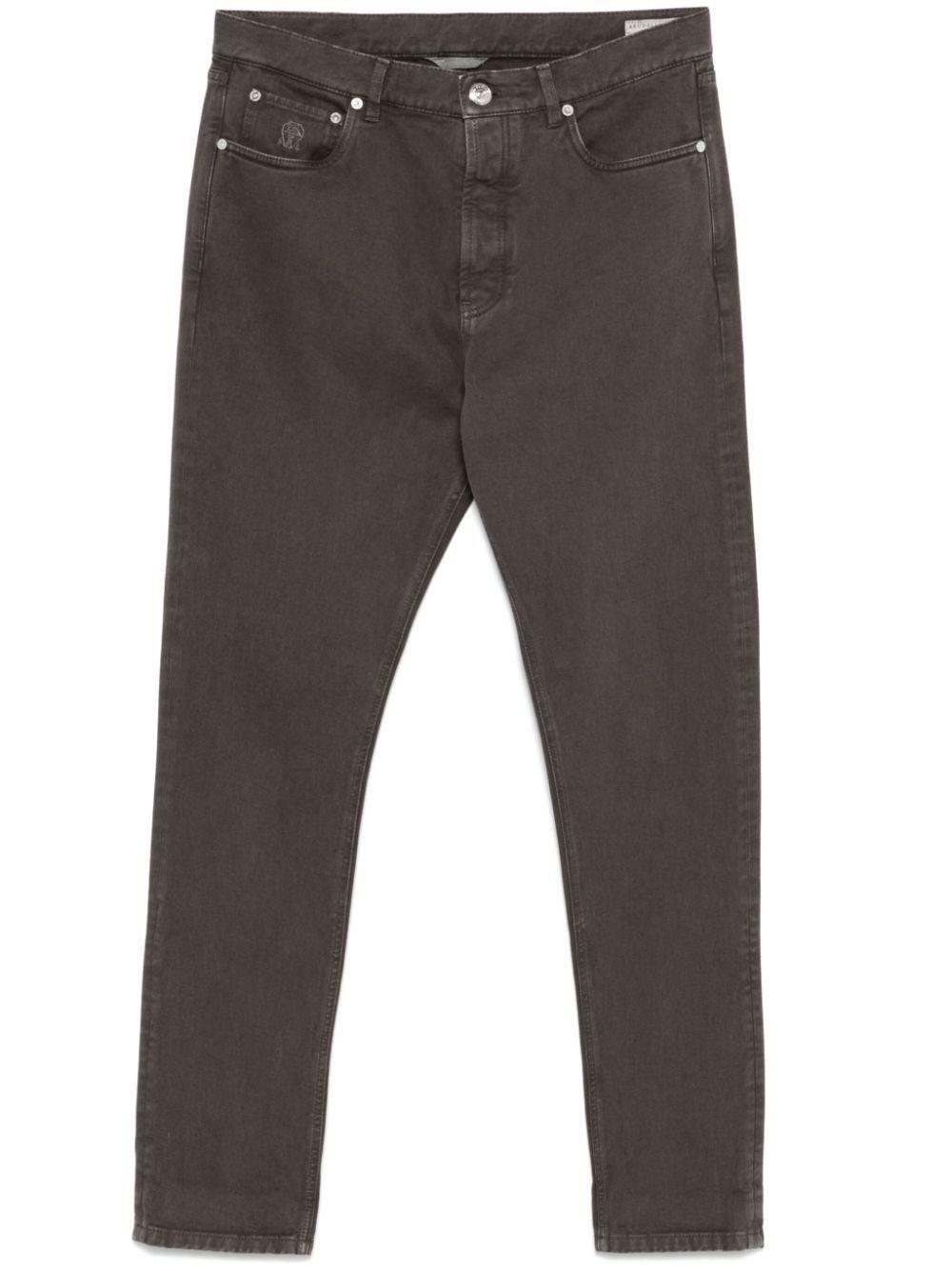 BRUNELLO CUCINELLI Belt-loop Jeans In Black Product Image