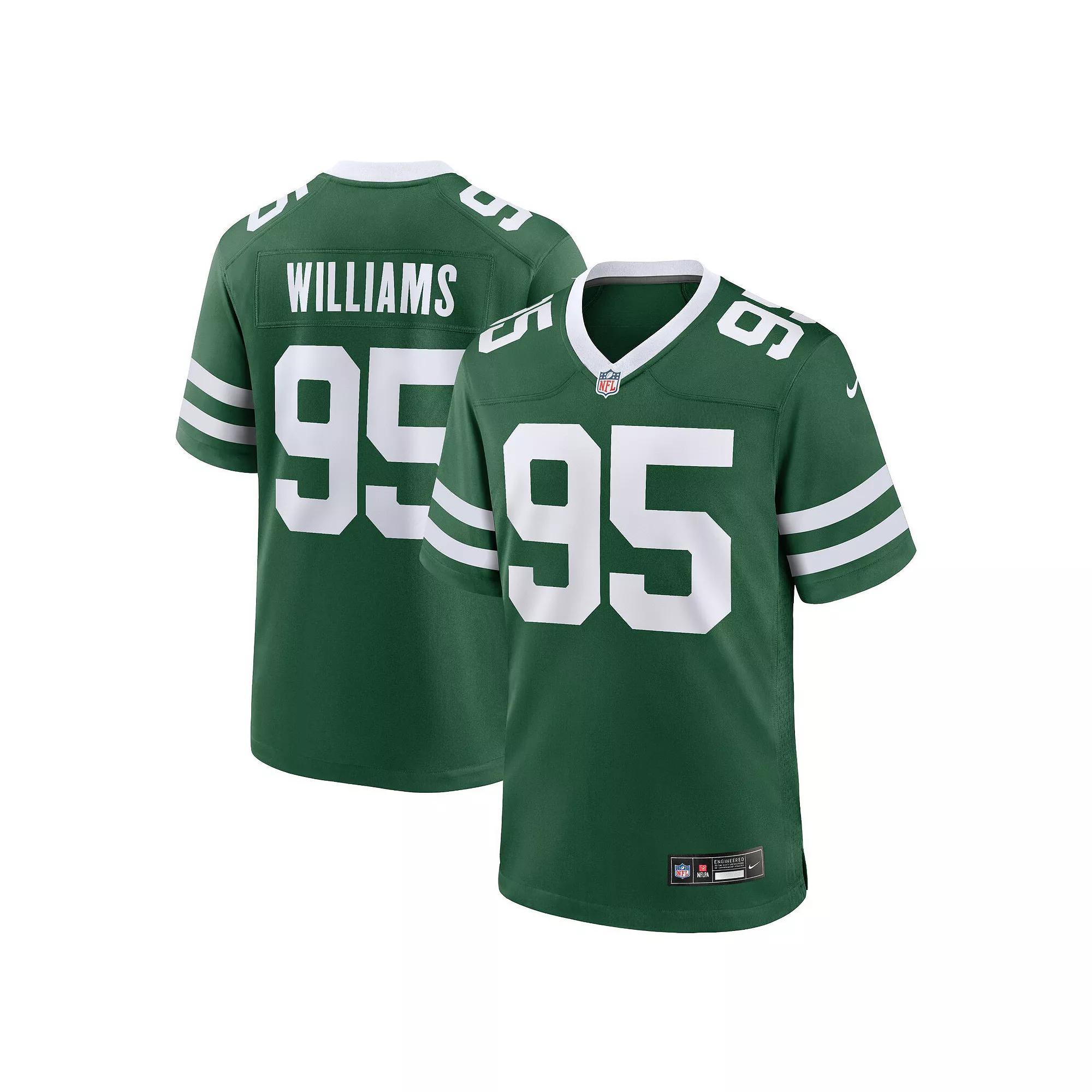 Men's Nike Quinnen Williams Legacy Green New York Jets Game Jersey, Size: XL Product Image