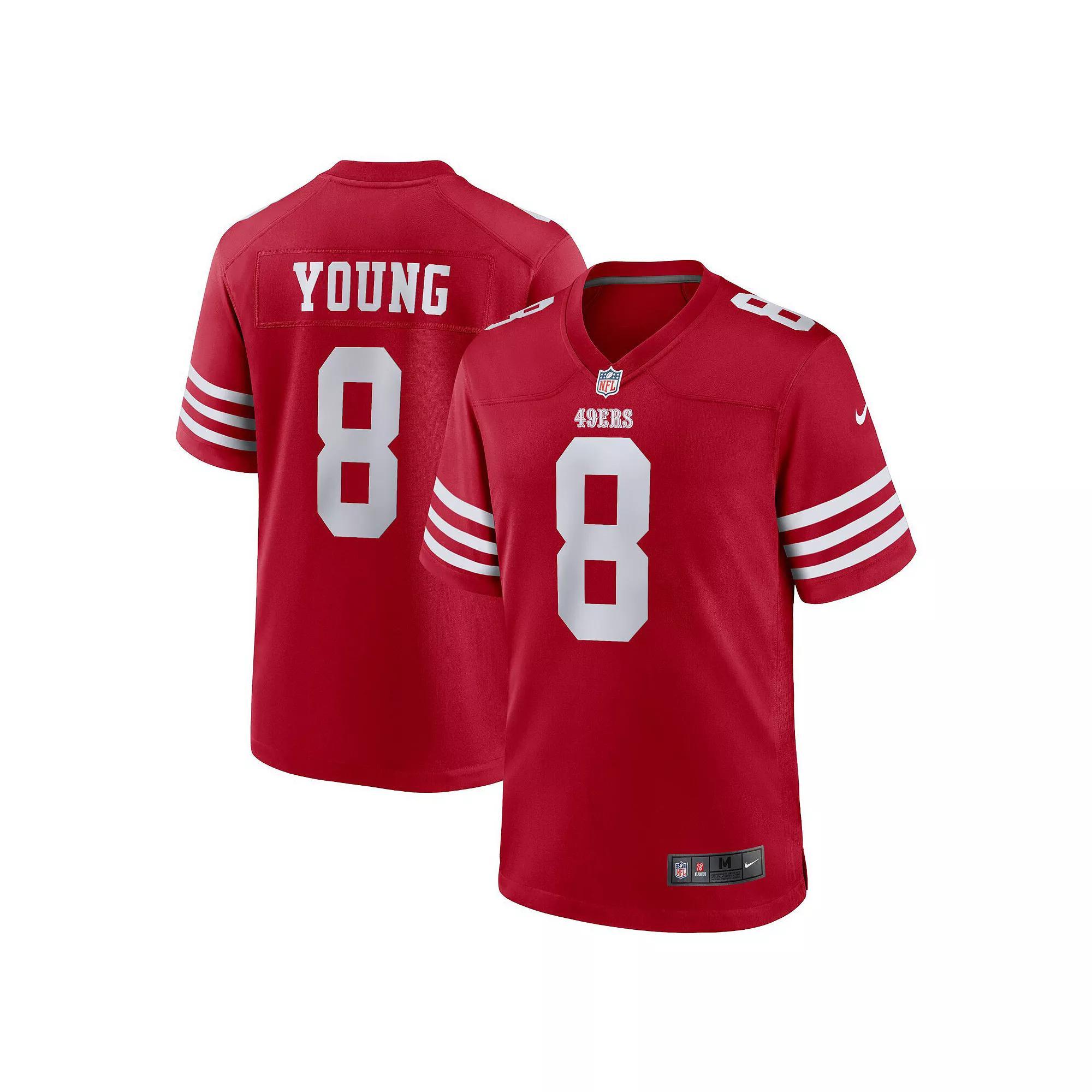 Men's Nike Steve Young Scarlet San Francisco 49ers Retired Player Game Jersey, Size: 3XL Product Image