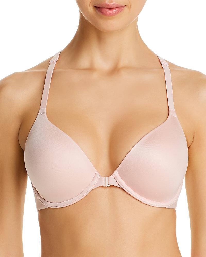 b. temptd by Wacoal Future Foundation Lace-Racerback Front-Close Contour Bra Product Image