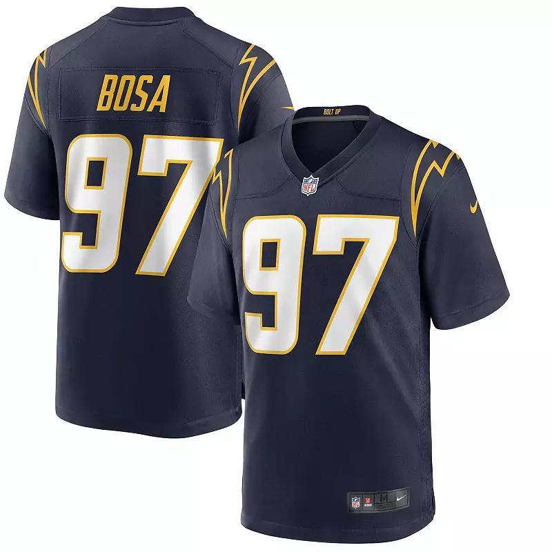 Men's Nike Joey Bosa Navy Los Angeles Chargers Alternate Game Jersey, Size: 2XL, Blue Product Image