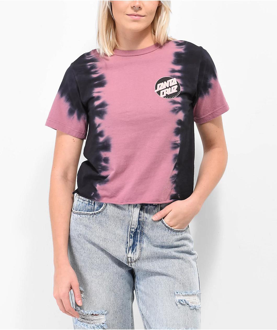Santa Cruz Botanic Skull Mauve T-Shirt Product Image
