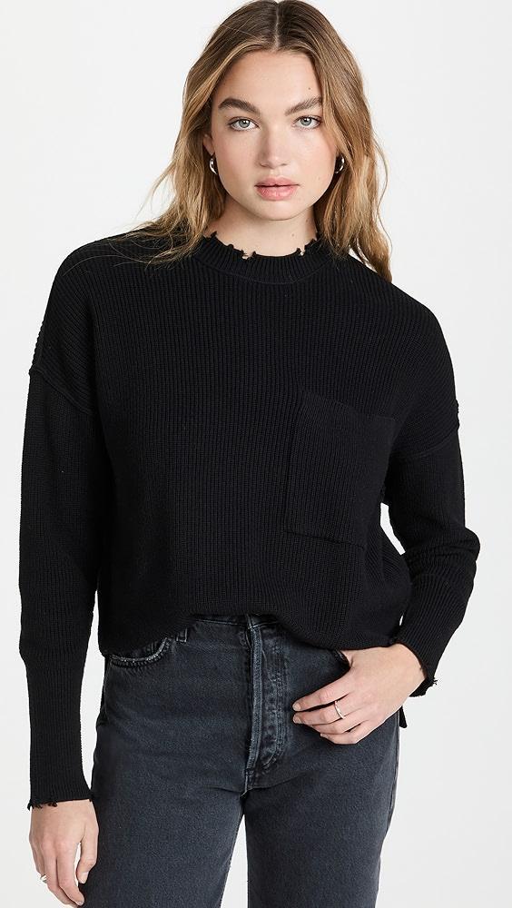Pistola Denim Darya Oversized Crewneck Pullover | Shopbop Product Image