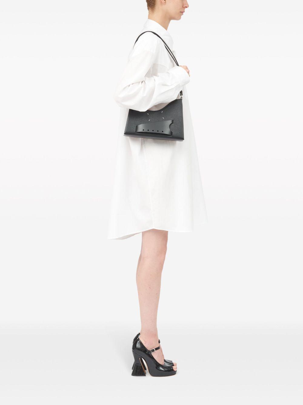 small Snatched leather shoulder bag Product Image