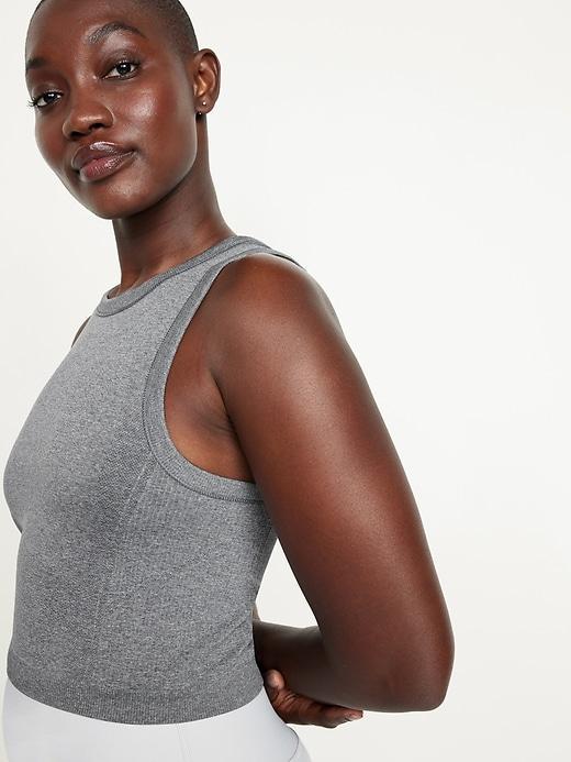 Fluid Seamless Fitted Crop Tank Top Product Image
