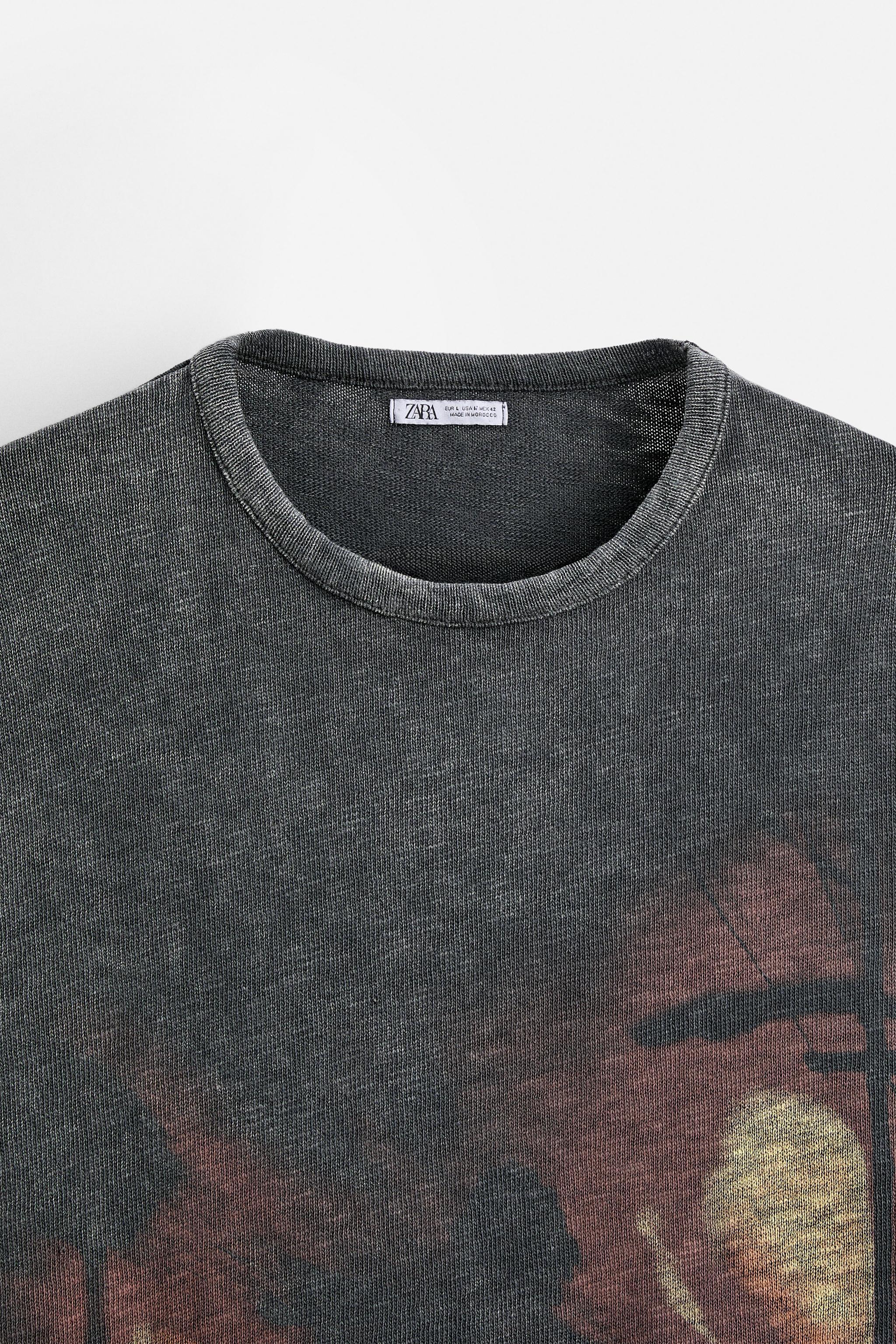 PRINTED KNIT T-SHIRT Product Image