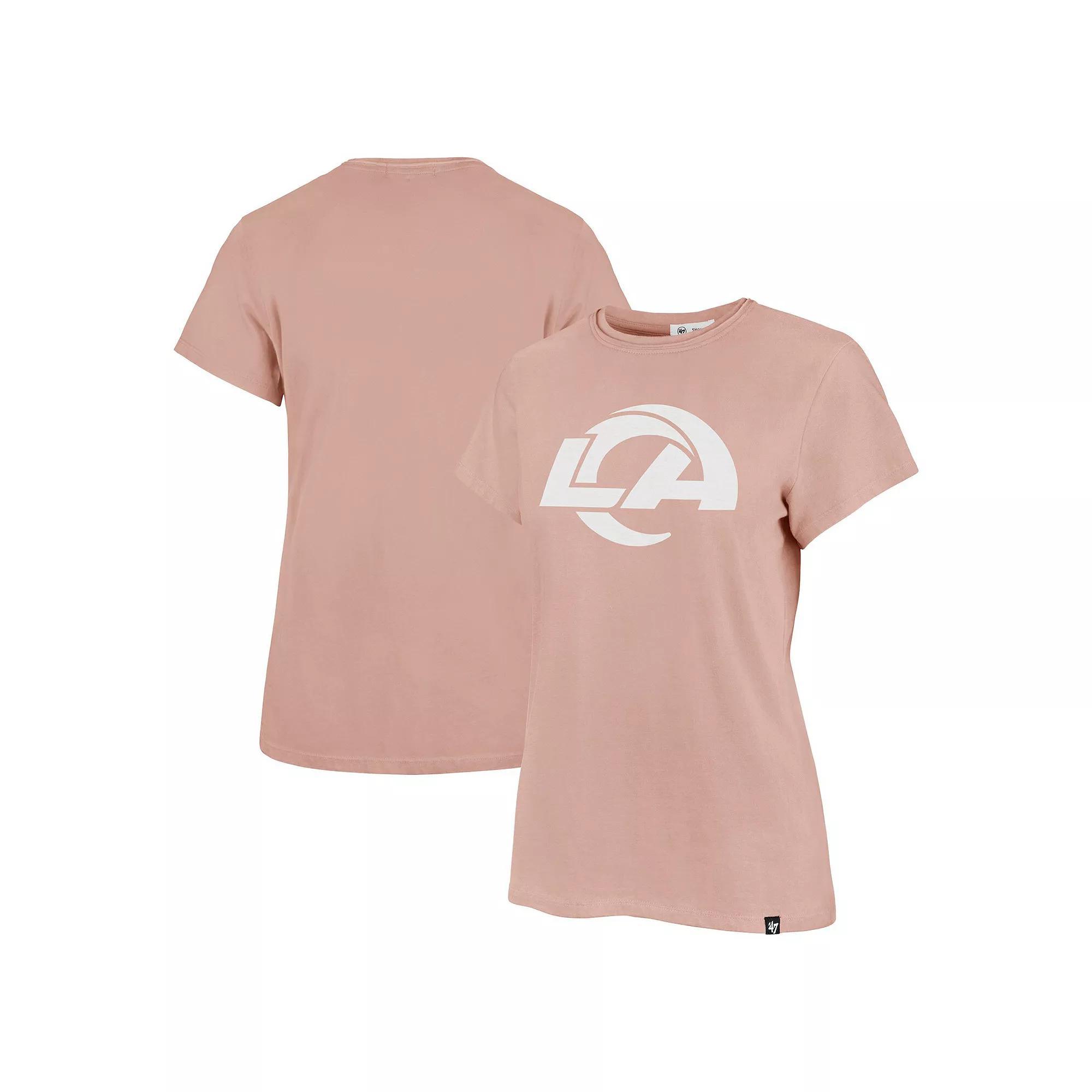 Women's '47  Light Pink Kansas City Chiefs Premier Frankie T-Shirt, Size: Small Product Image