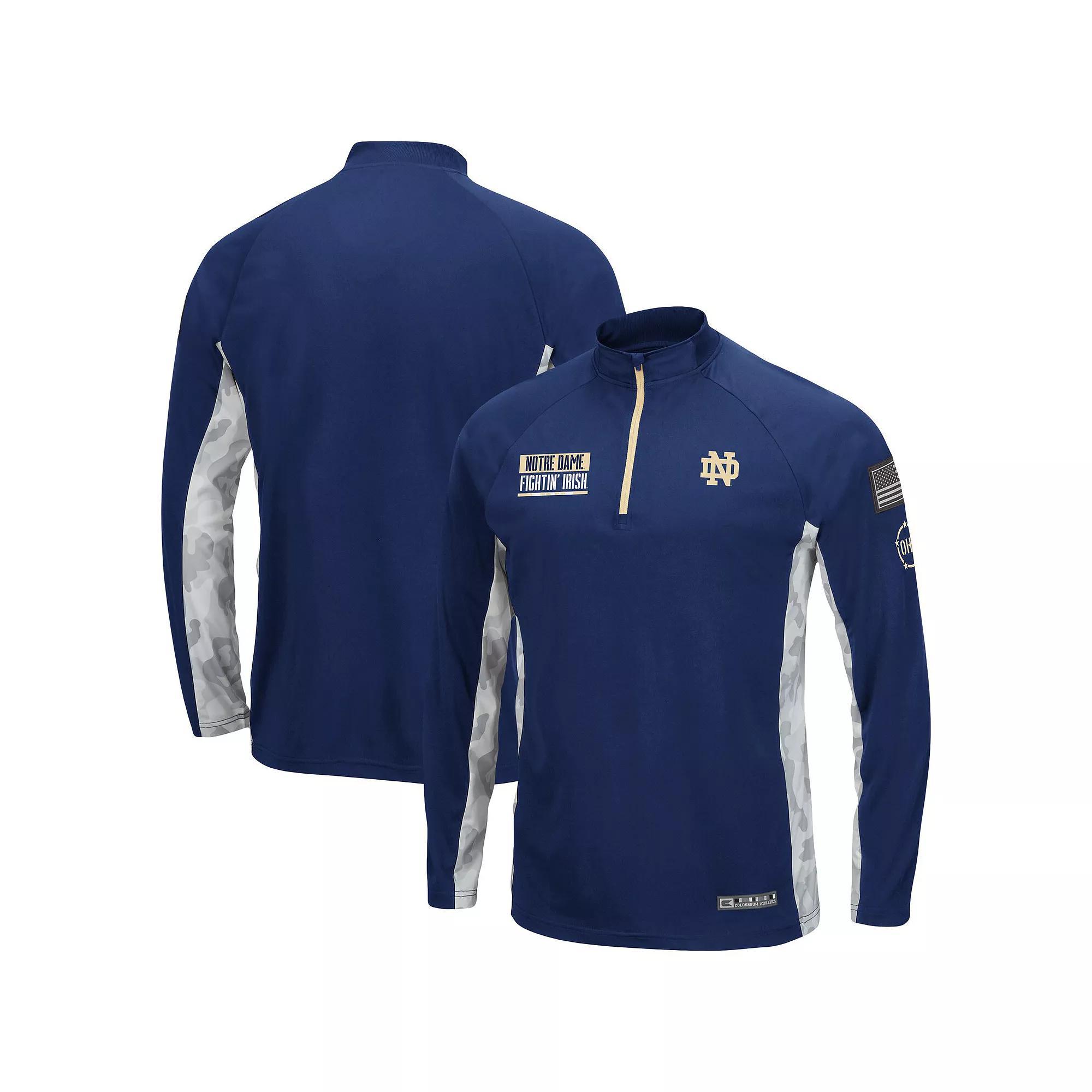 Men's Colosseum Cardinal Arkansas Razorbacks OHT Military Appreciation Snow Cruise Raglan 1/4-Zip Jacket, Size: Medium, Red Product Image