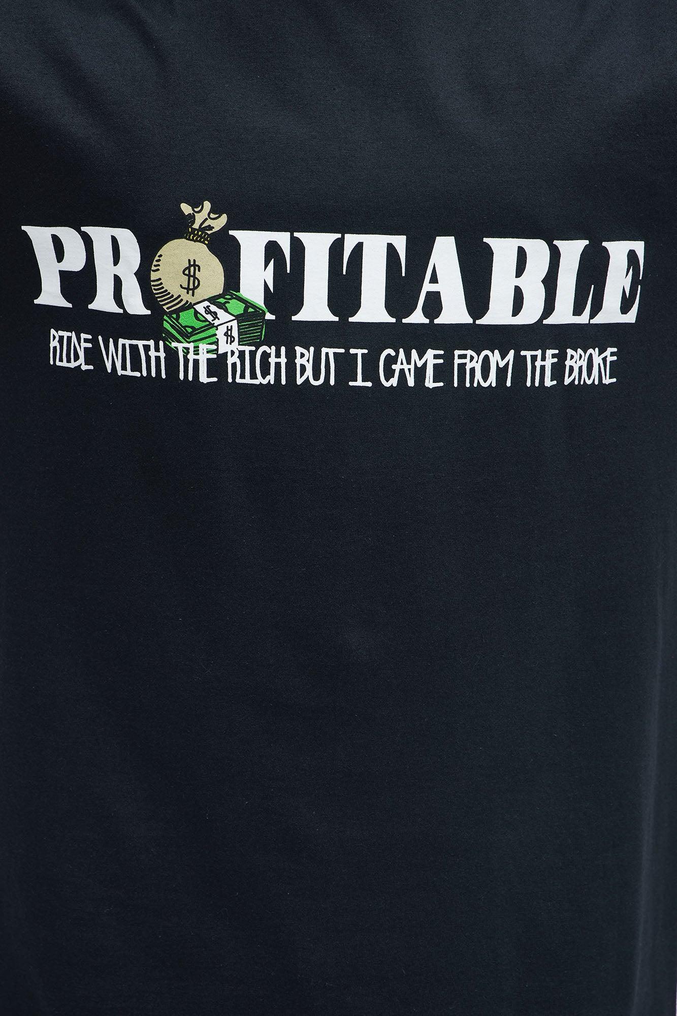 Profitable Short Sleeve Tee - Black Product Image