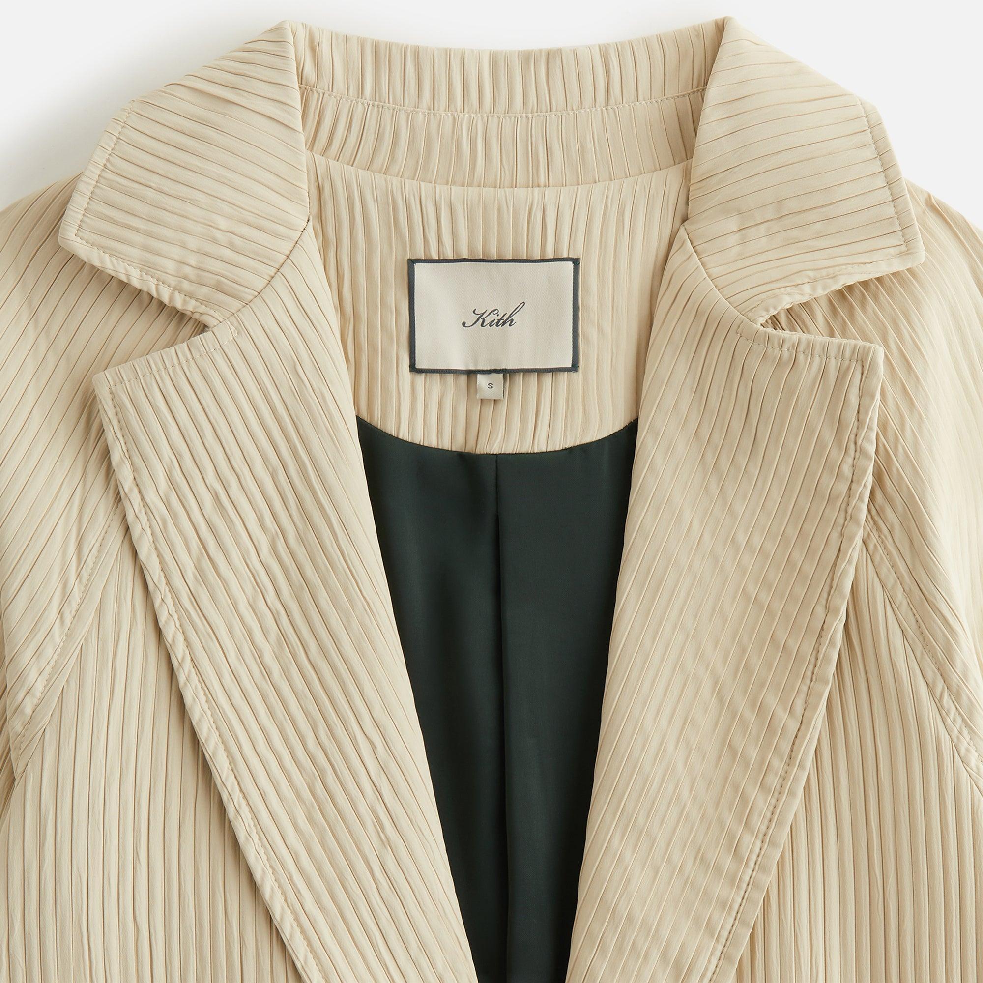 Kith Women Rory Pleated Coat - Oxide Female Product Image
