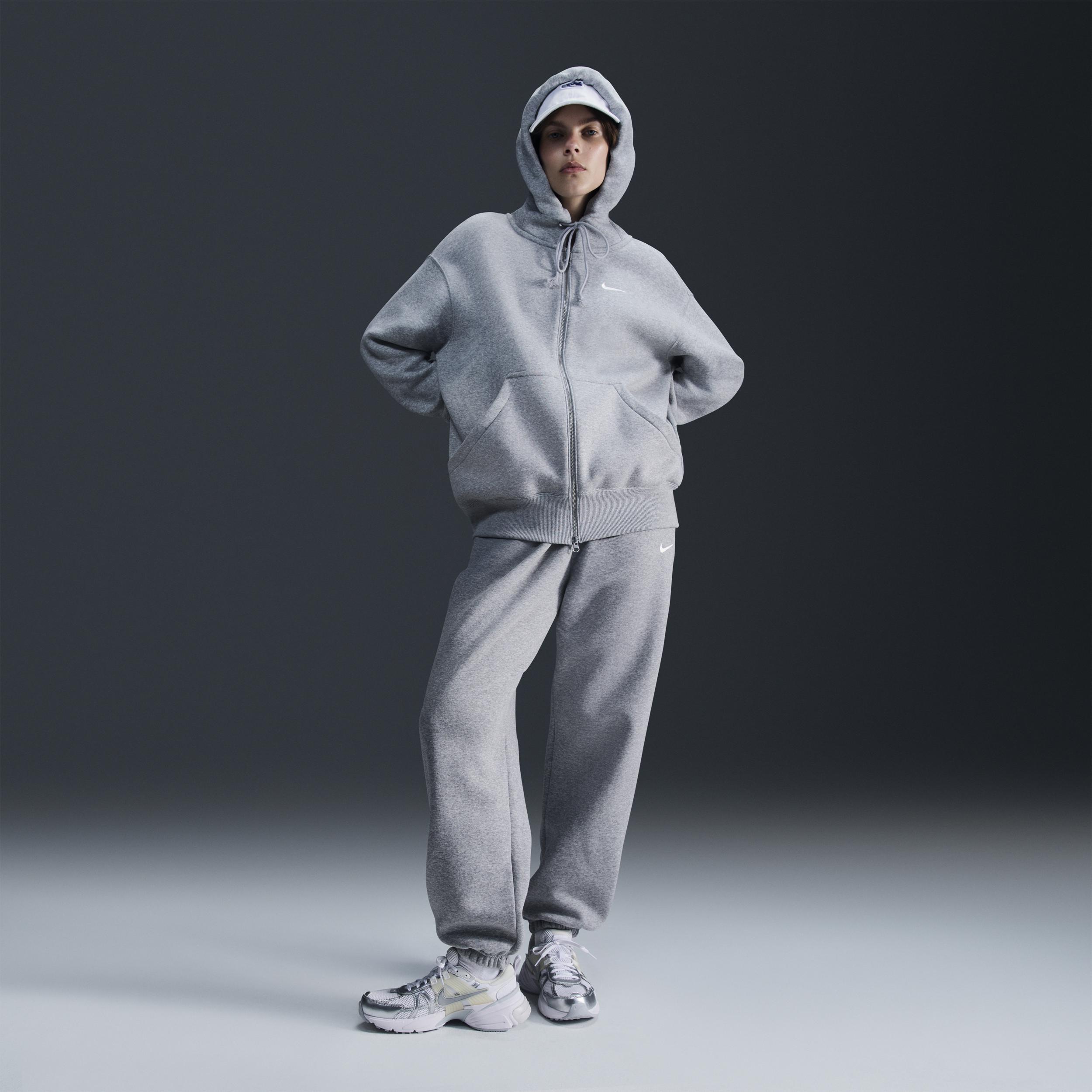 Nike Womens Sportswear Phoenix Fleece Oversized Full-Zip Hoodie Product Image