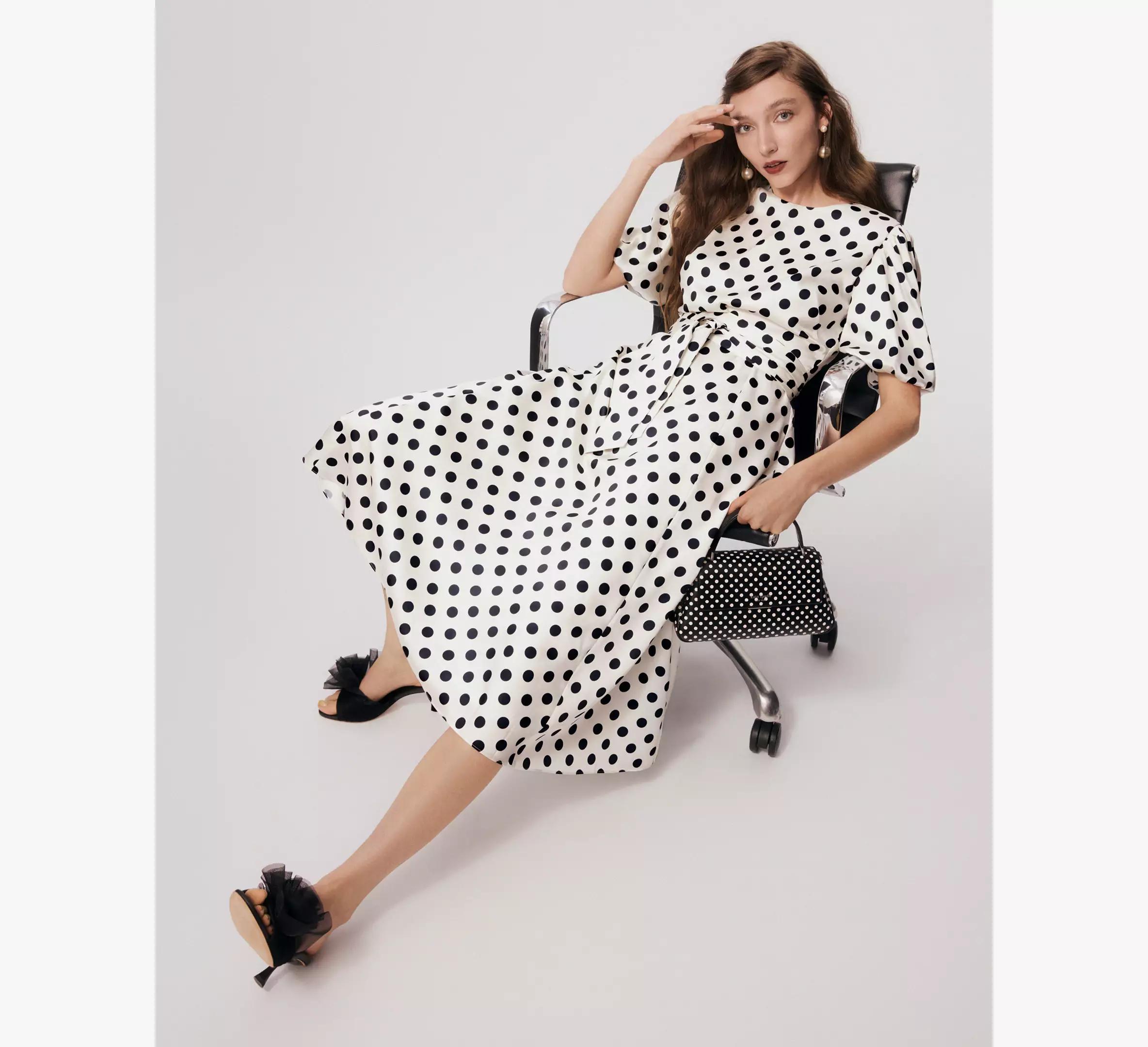 Breezy Dot Matinee Dress Product Image