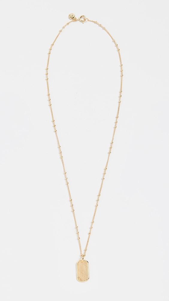 Gorjana Griffin Dog Tag Necklace | Shopbop Product Image