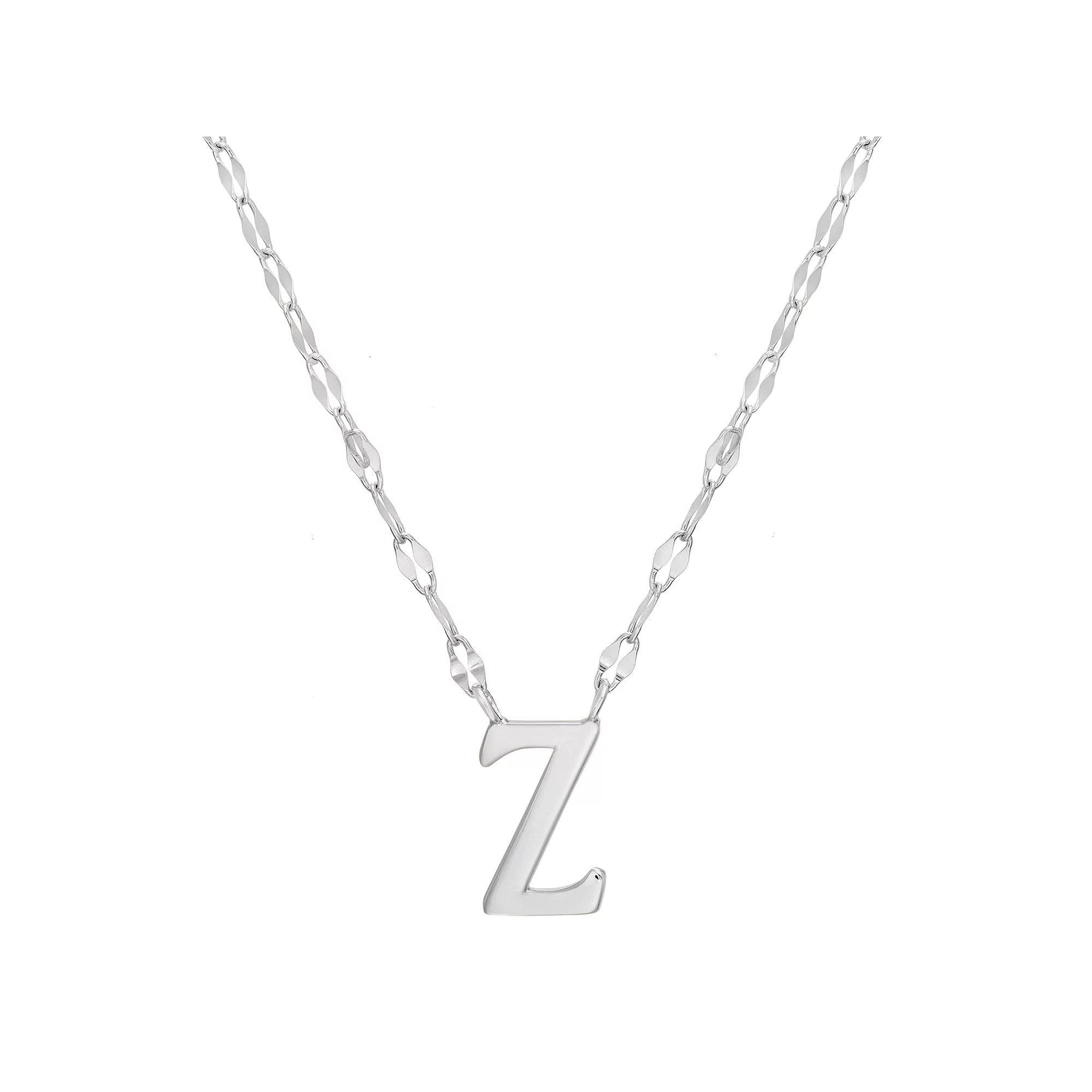 Paige Harper Initial Necklace, Womens Z Sterling Product Image