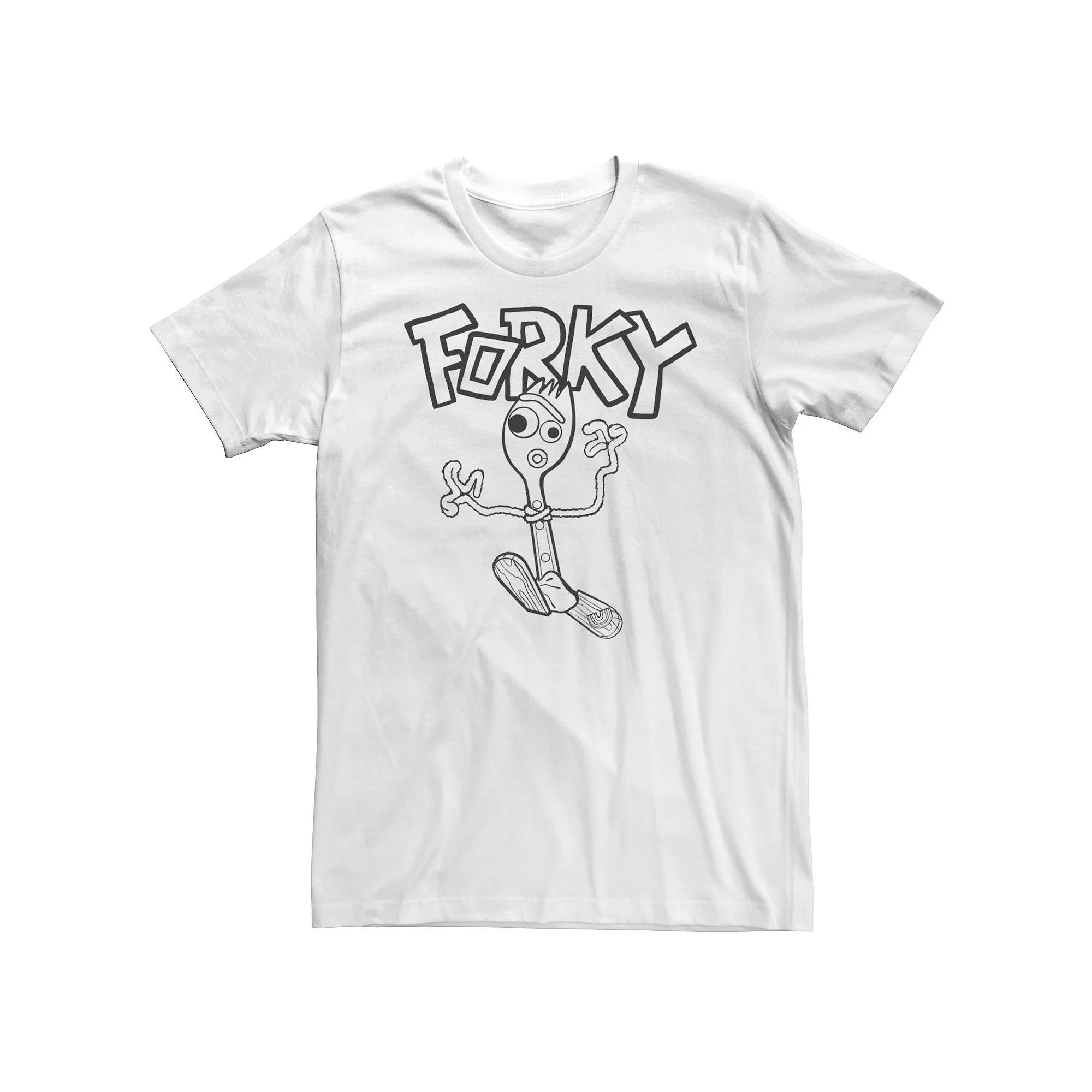 Big & Tall Disney / Pixar Toy Story Doodle Forky Tee, Mens Product Image