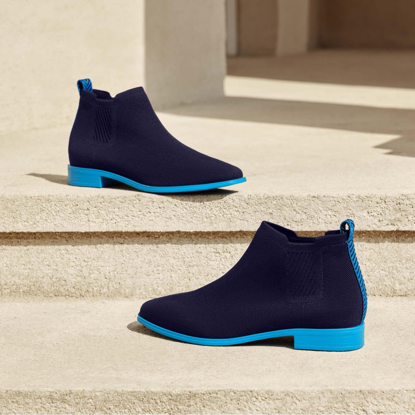 Square-Toe Water-Repellent Ankle Boots (Ryan Pro) Product Image