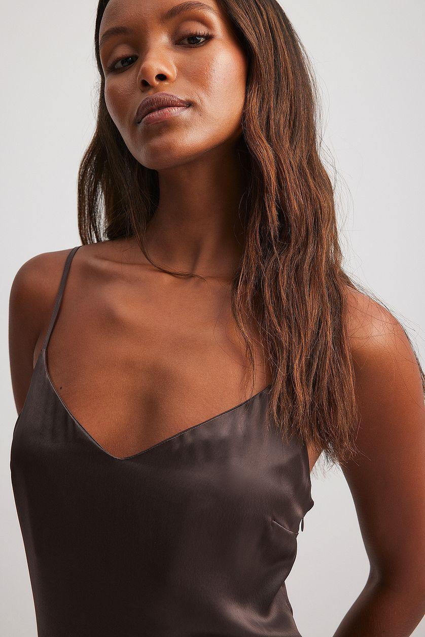Satin Slip Dress Product Image