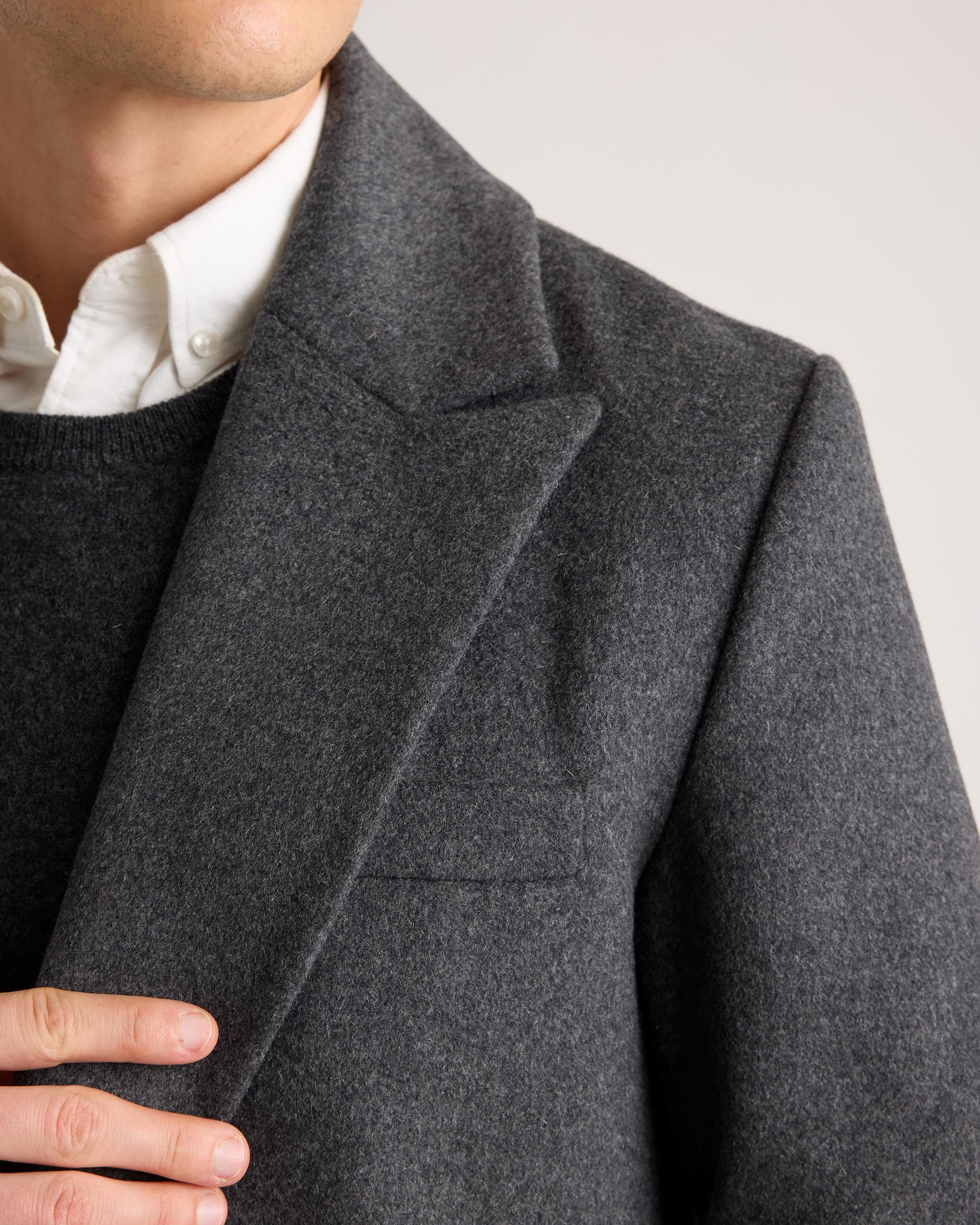 Quince | Men's Italian Wool Belted Overcoat Wool/Nylon Product Image