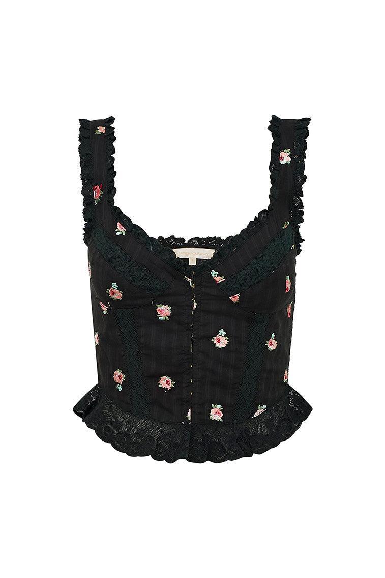 Galette Embroidered Floral Top Product Image