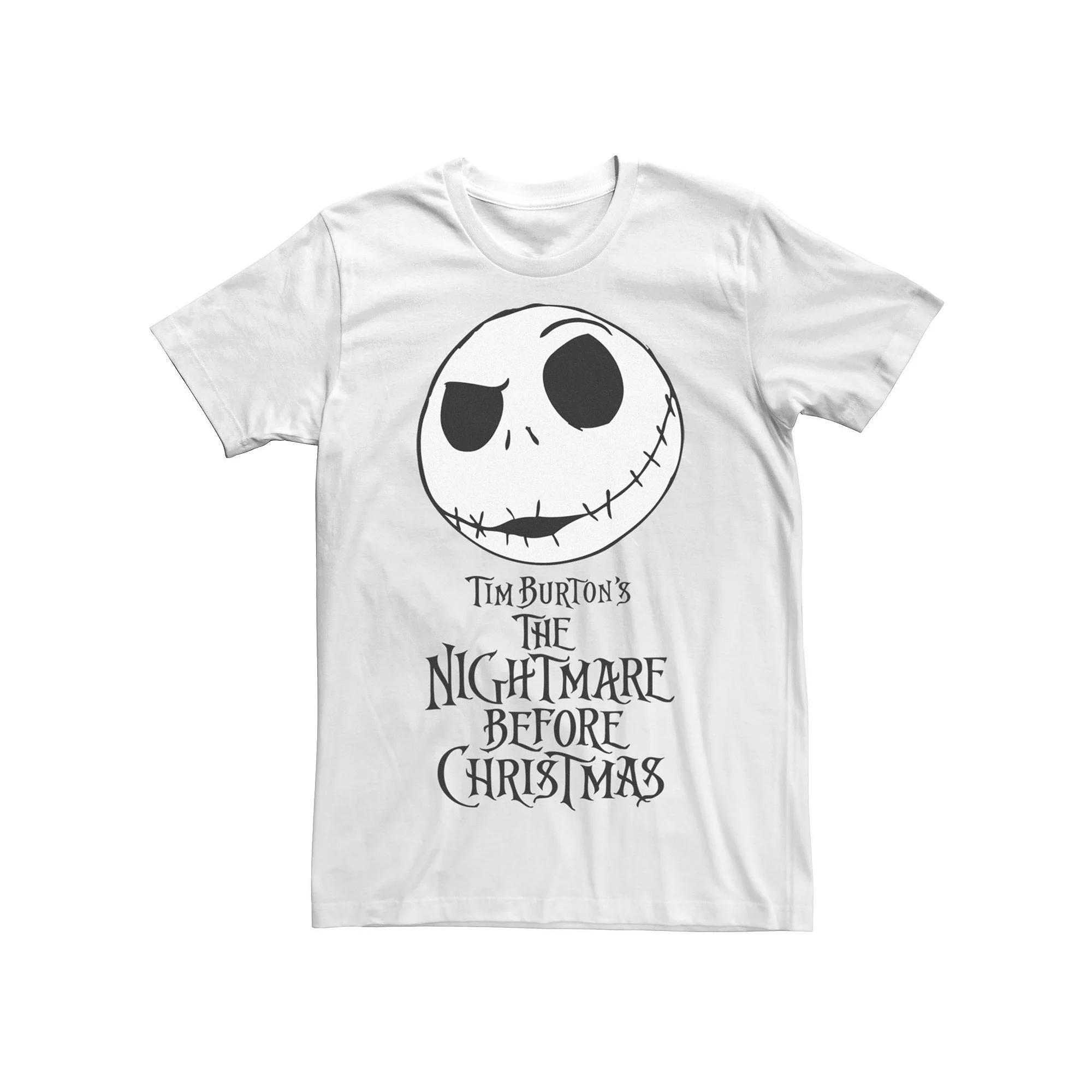 Disney's Nightmare Before Christmas Men's Graphic Tee, Size: Large, White Product Image