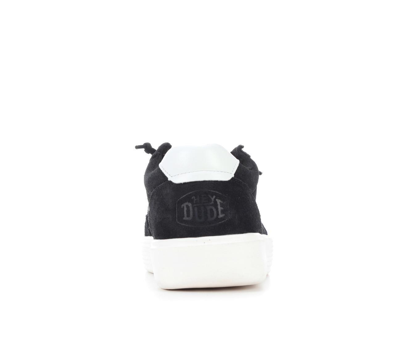 Men's HEYDUDE Hudson Suede Vintage Varsity-M Casual Shoes Product Image