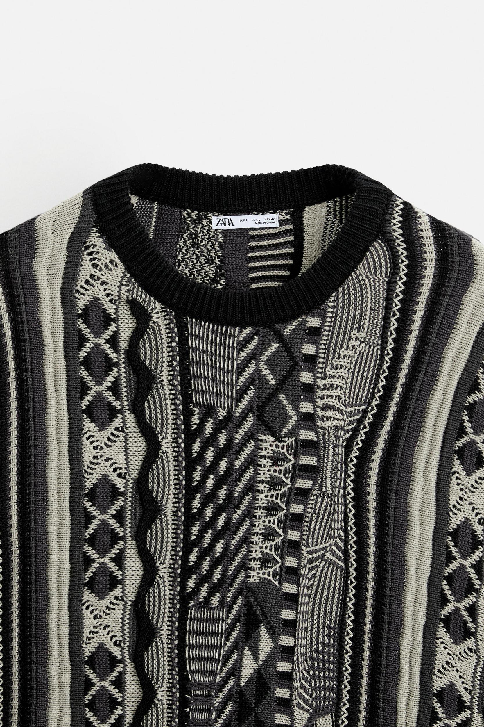 ABSTRACT JACQUARD SWEATER Product Image