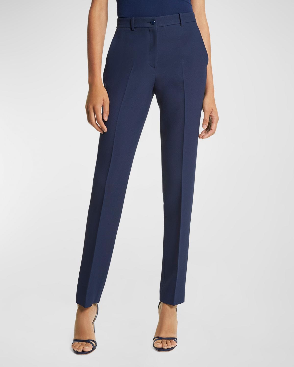 Womens Samantha Pleated Straight-Leg Pants Product Image