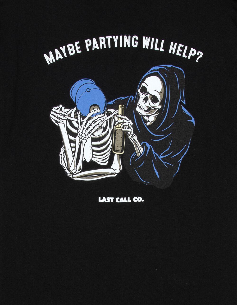 LAST CALL CO. Maybe Mens Tee - BLACK Product Image