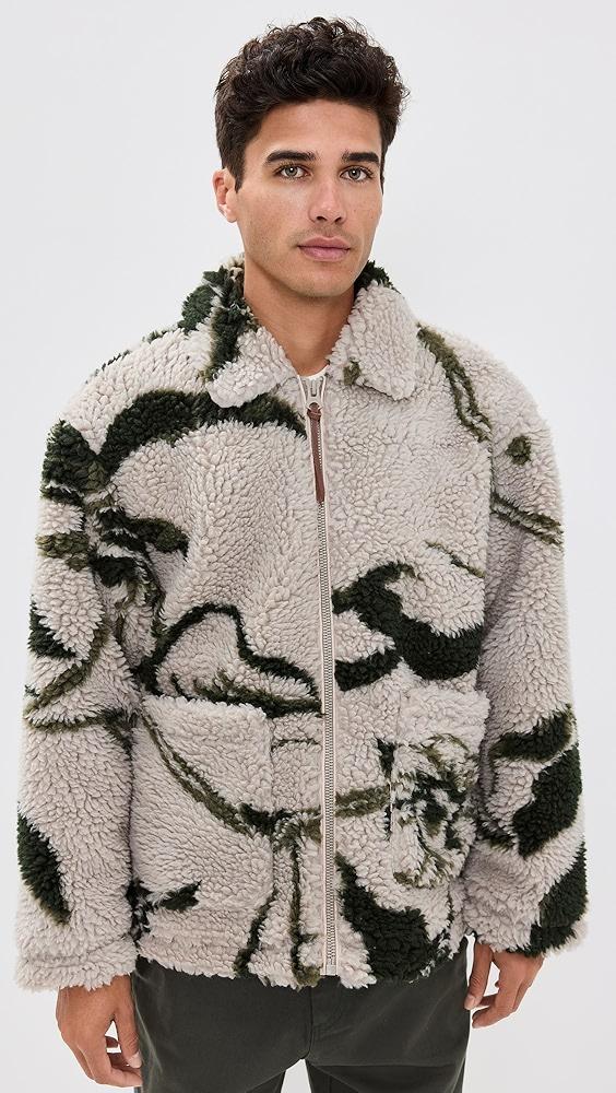 Obey Mushroom Sherpa Jacket | Shopbop Product Image