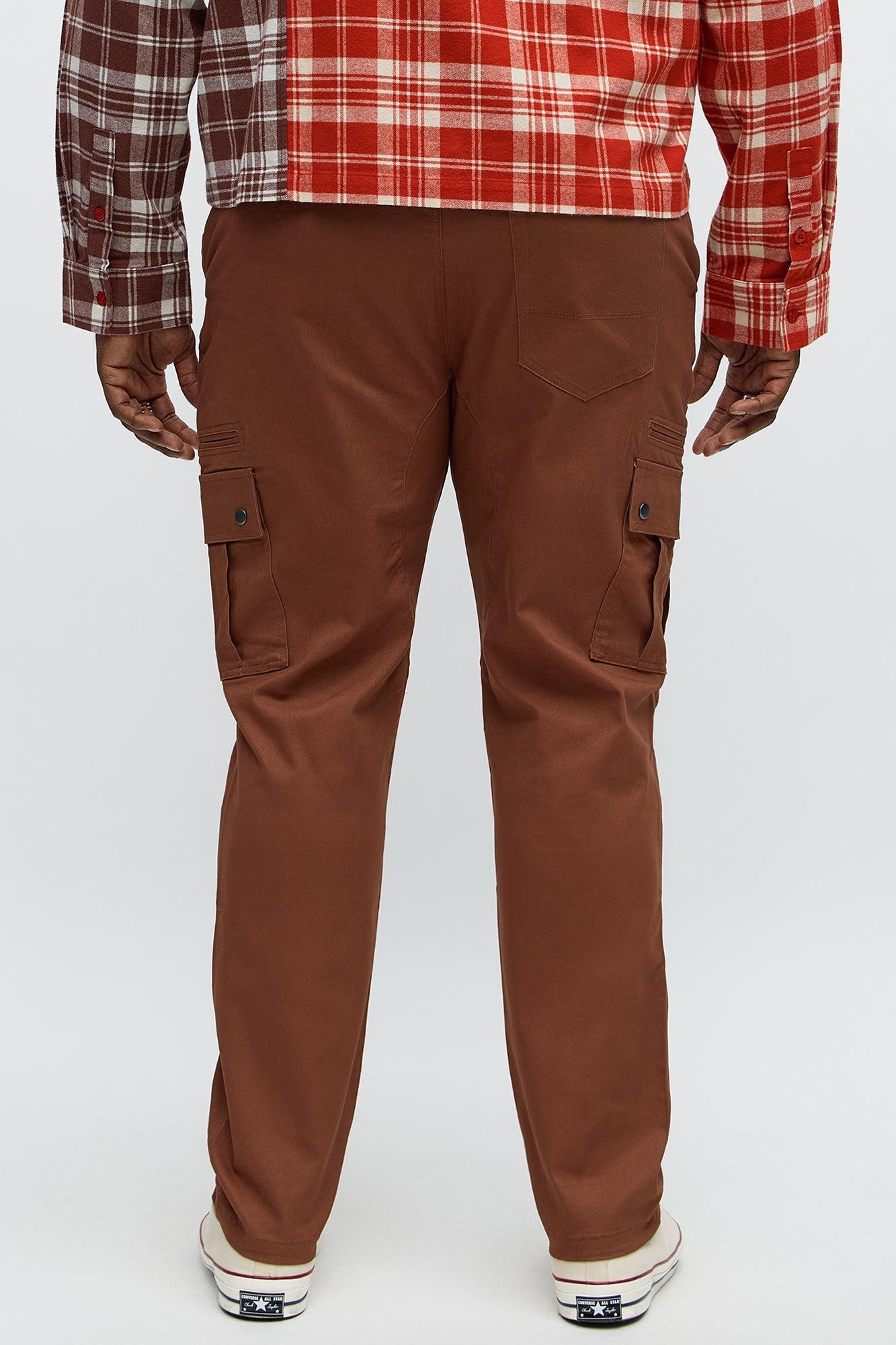 Skinny Striker Cargo Pants - Brown Product Image