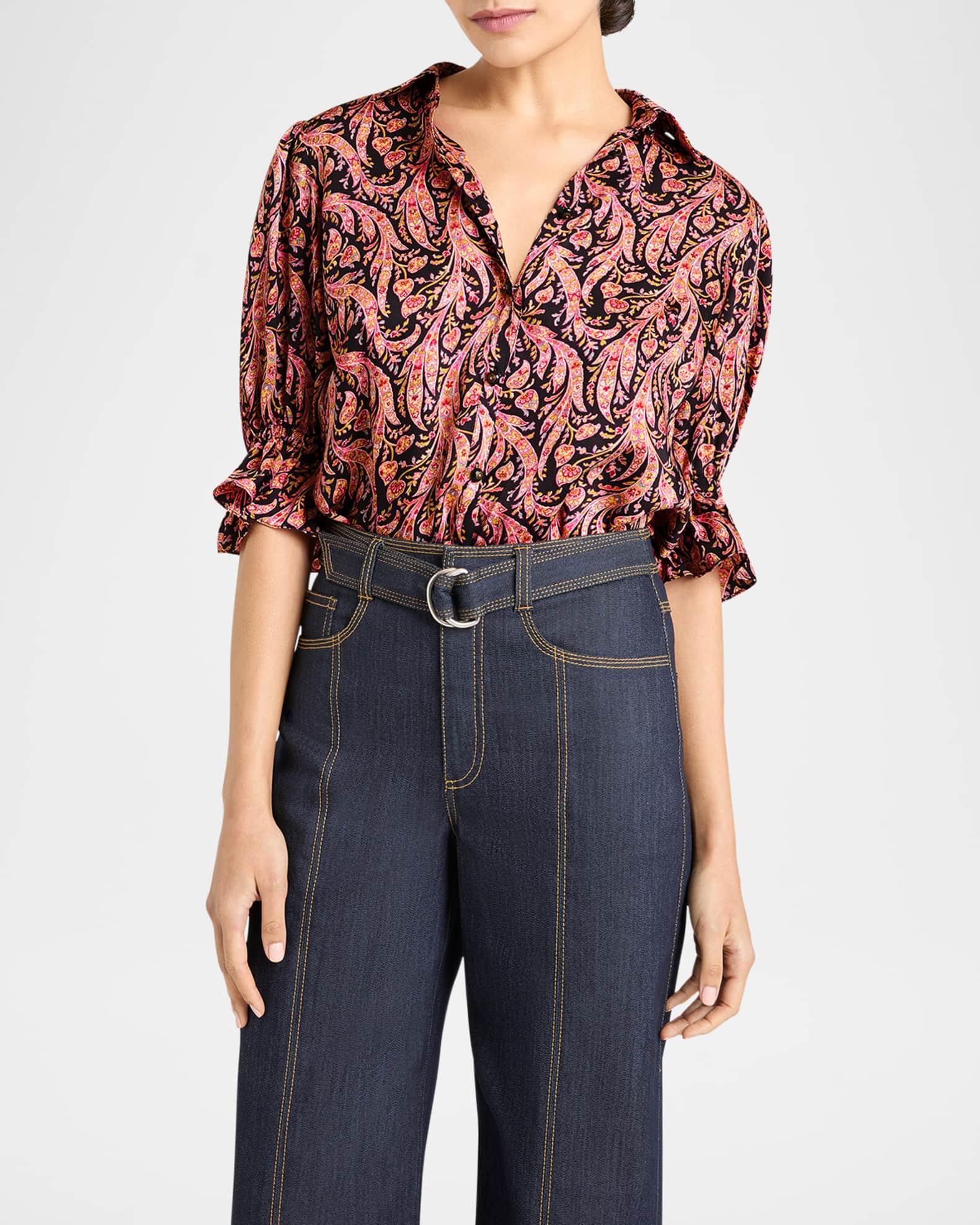 Fiona Charming Paisley Blouse Product Image